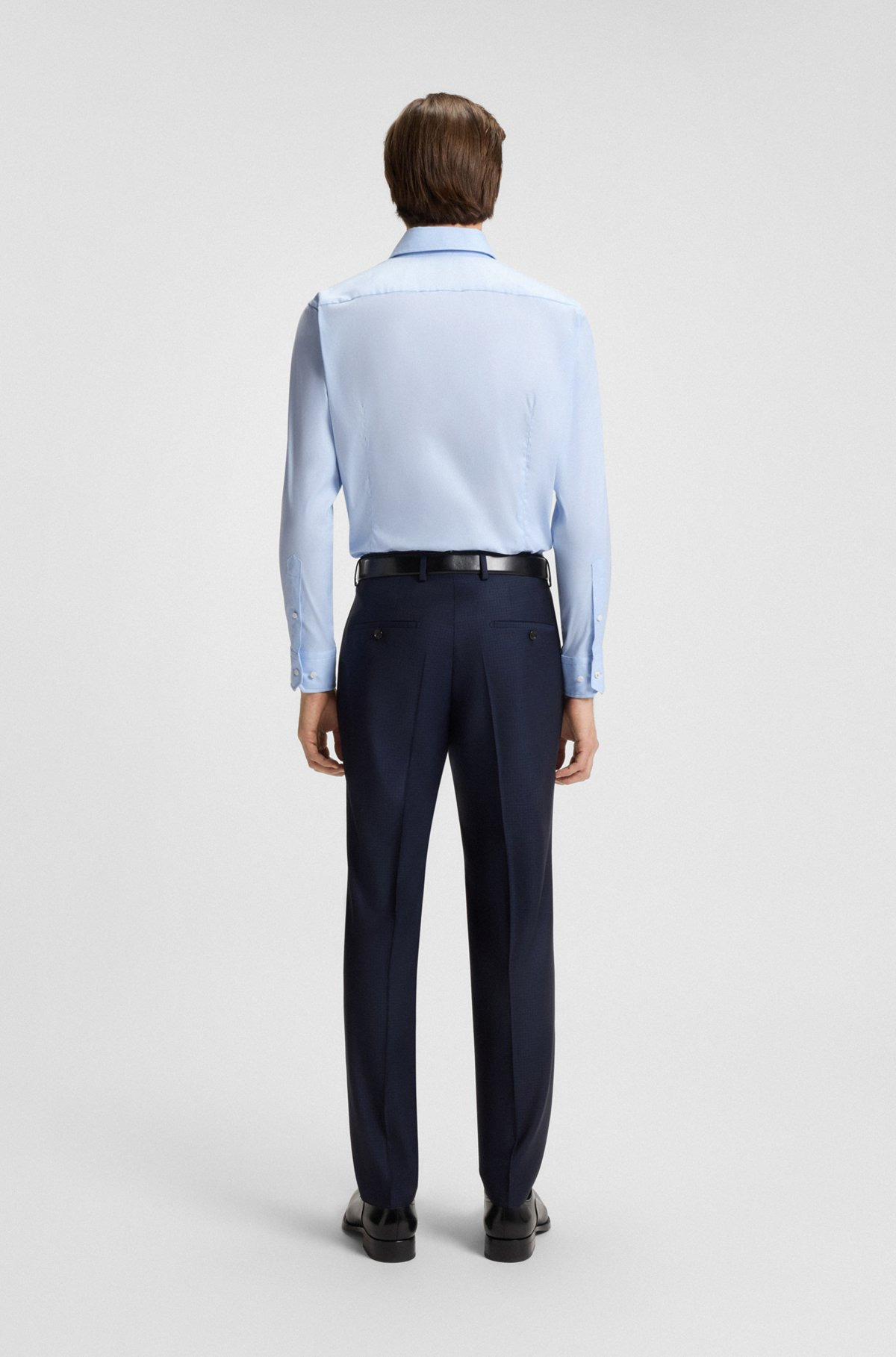 SLIM-FIT SHIRT IN AN ITALIAN COTTON - 5