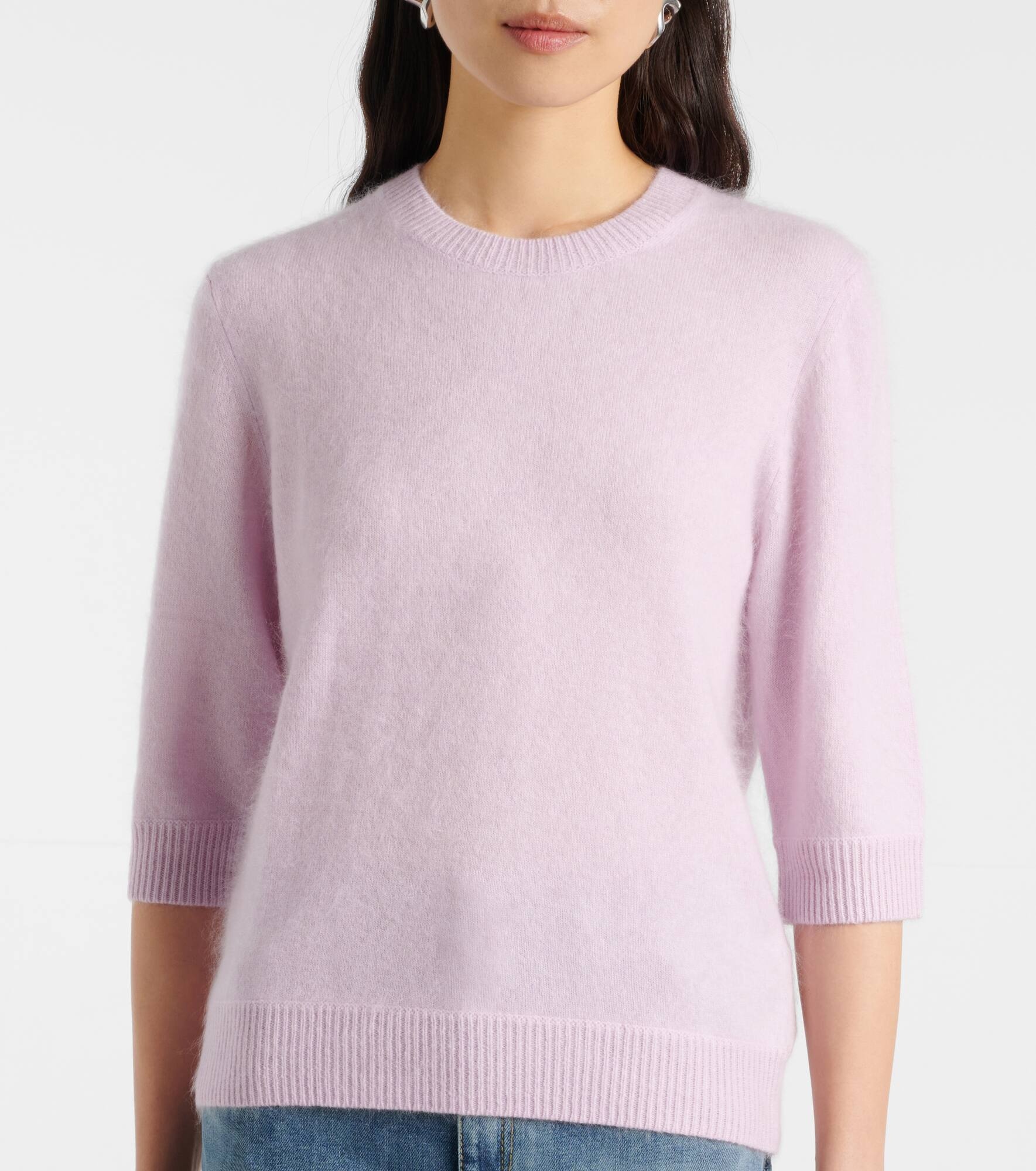 Fluffy Statements wool and cashmere top - 5
