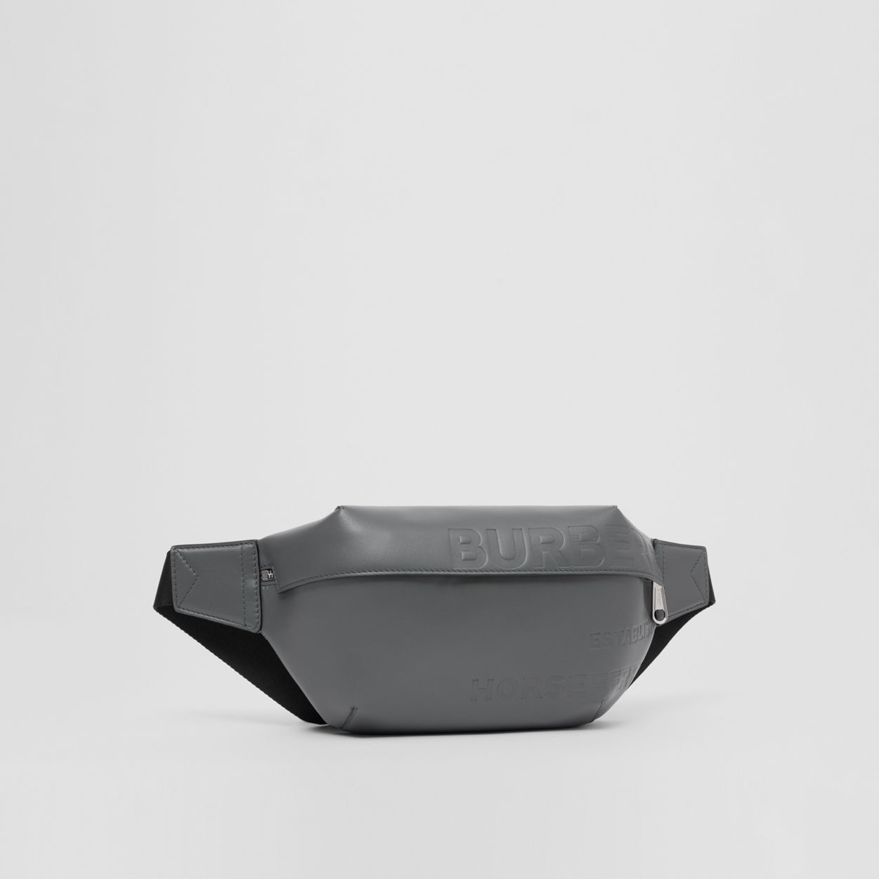 Horseferry Embossed Leather Sonny Bum Bag - 7