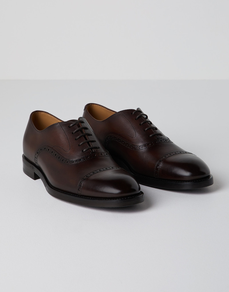 Brunello Cucinelli Elegant calfskin Oxford brogues outlook