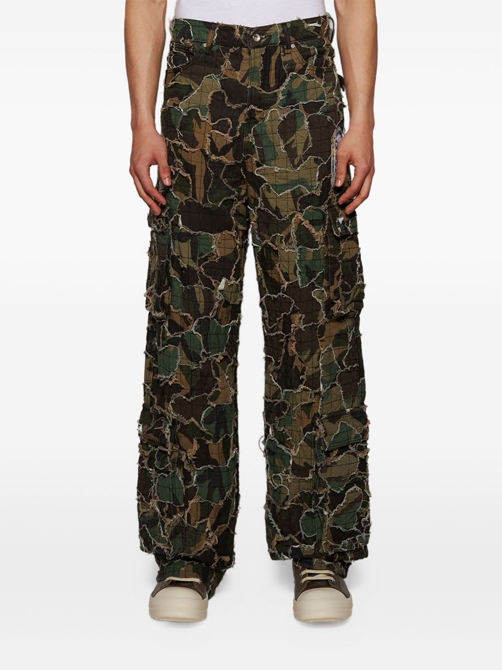 camouflage cargo pants - 3