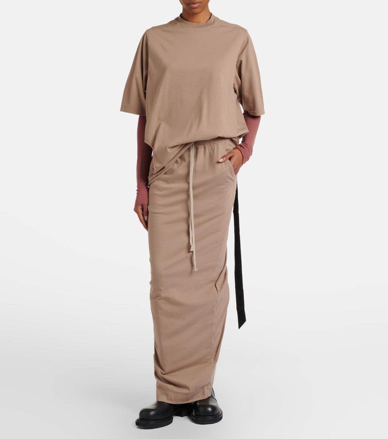 Rick Owens Cotton jersey maxi skirt outlook