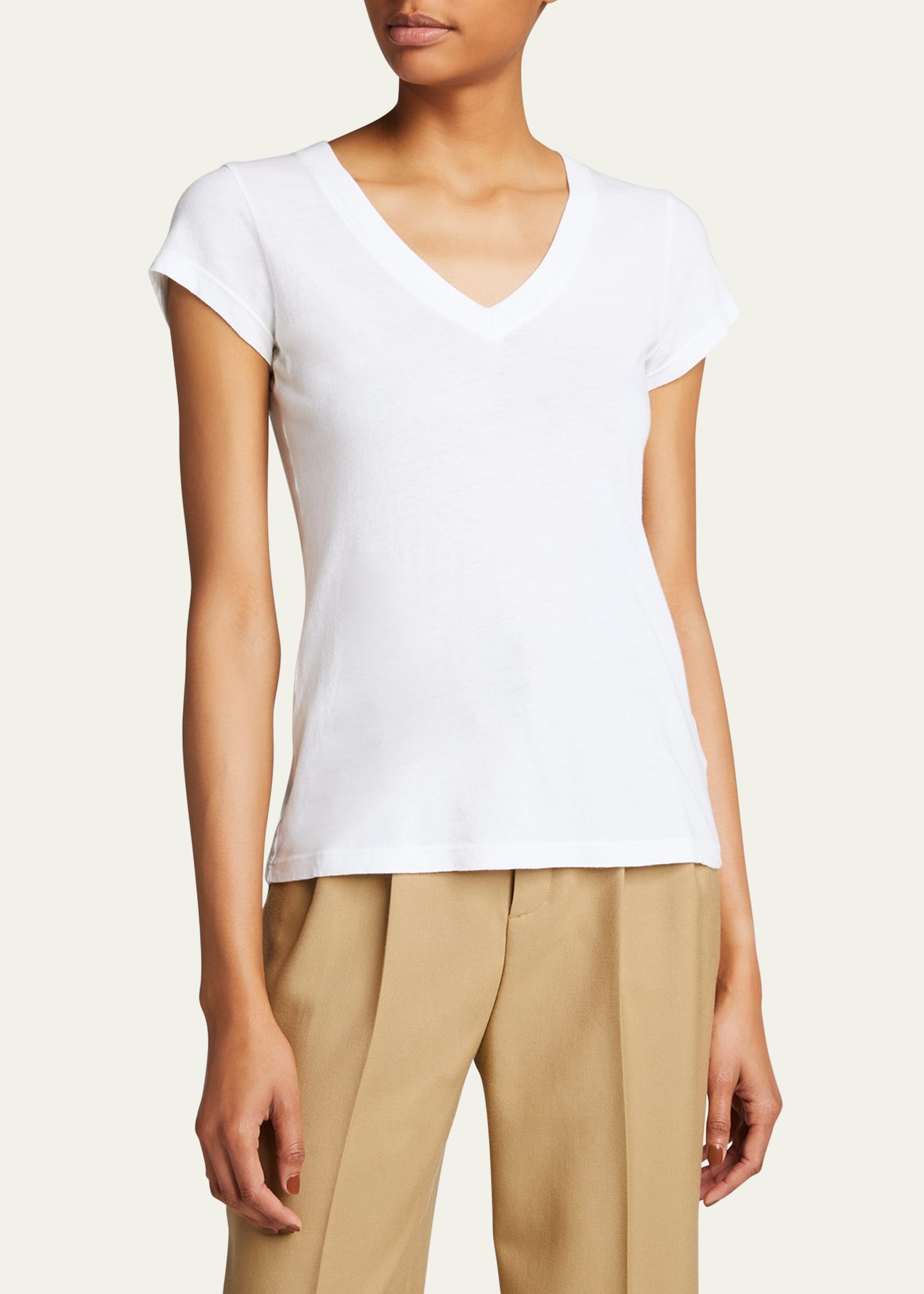 Becca V-Neck Short-Sleeve Tee - 4
