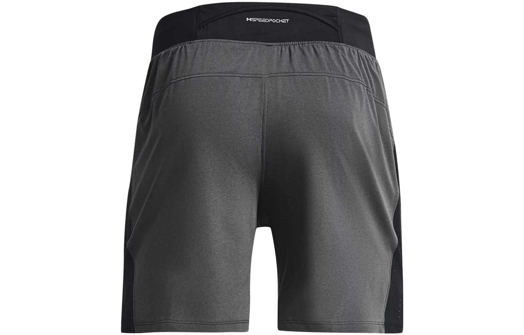 Under Armour Launch Elite 7 inch Shorts 'Black Grey' 1376510-001 - 2