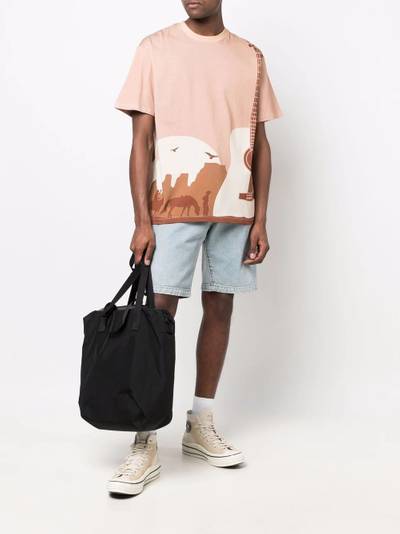 Just Don cotton graphic-print T-shirt outlook