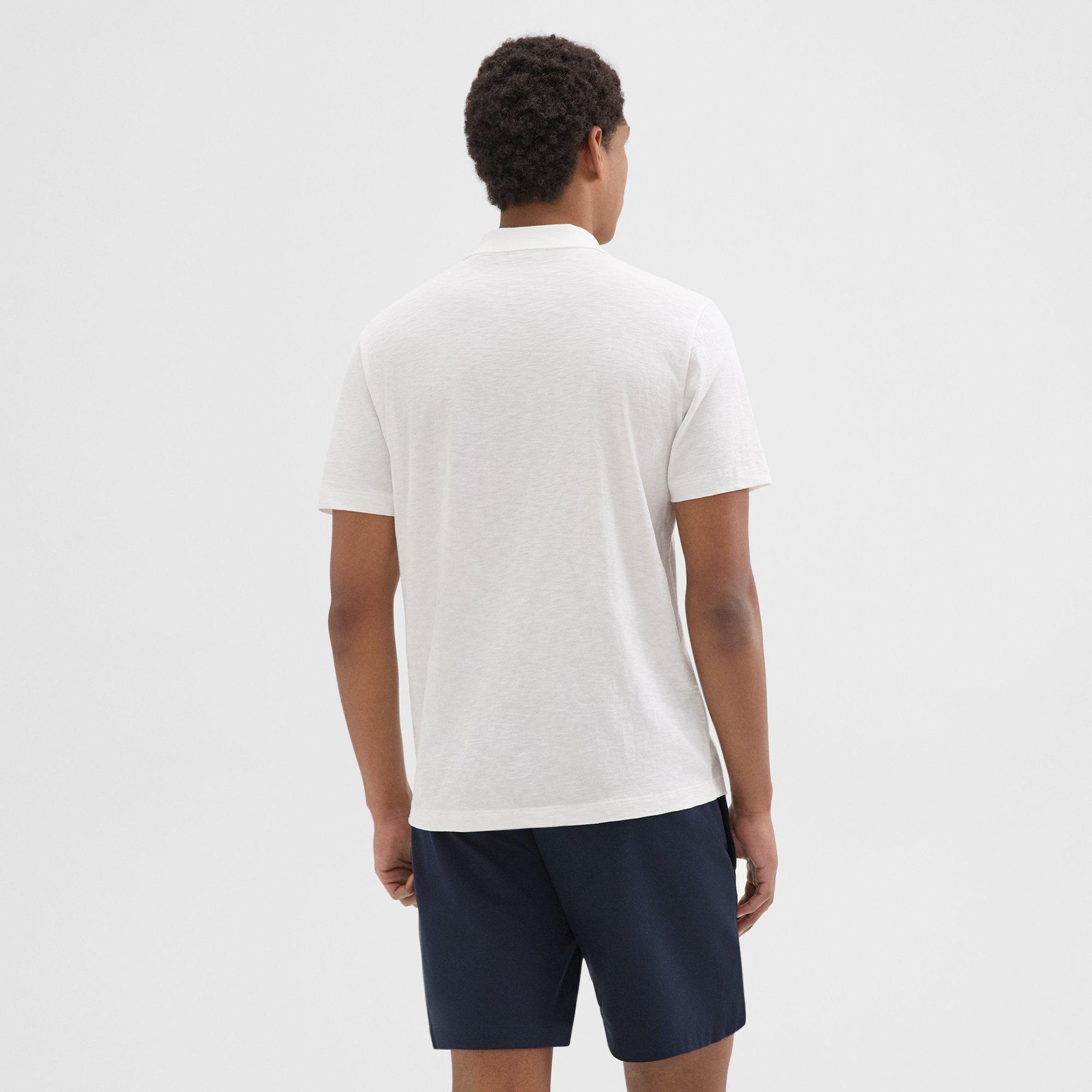 Bron Polo Shirt in Slub Cotton - 4
