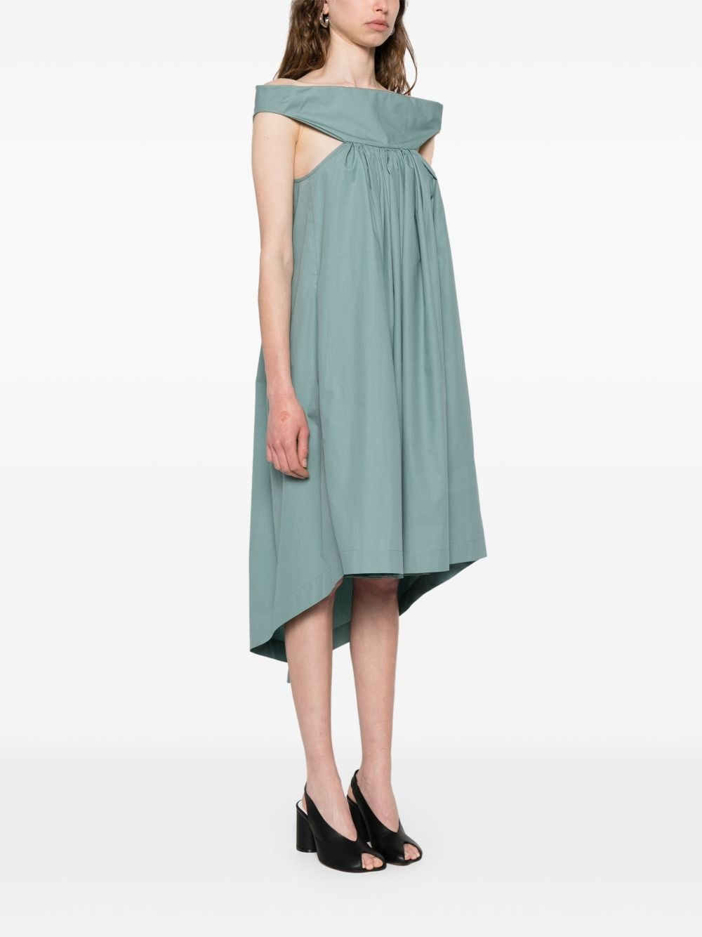 asymmetric midi dress - 3