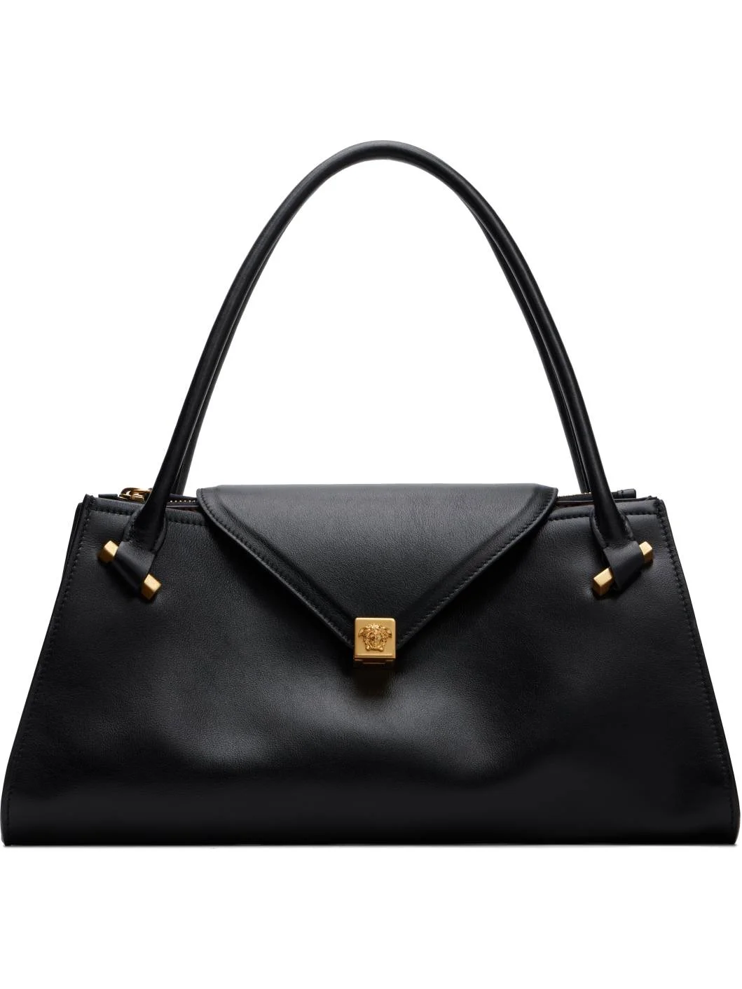 Black Severine Leather Shoulder Bag - 1