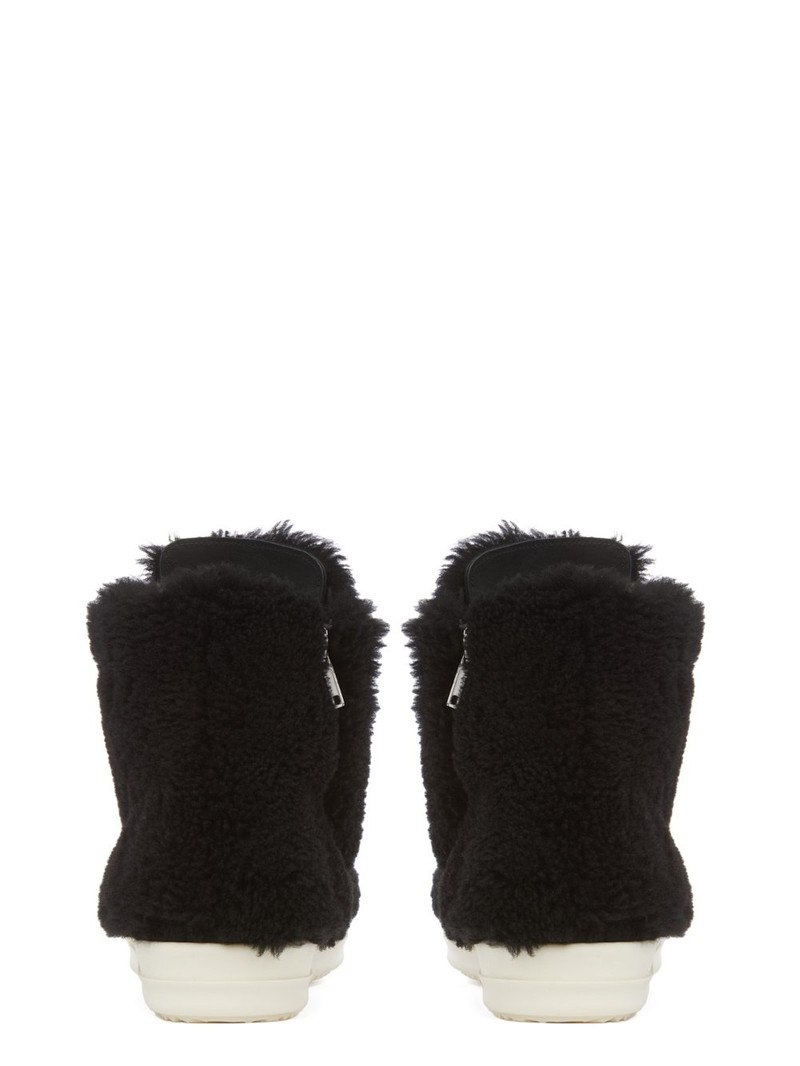 faux-shearling lace-up boots 4