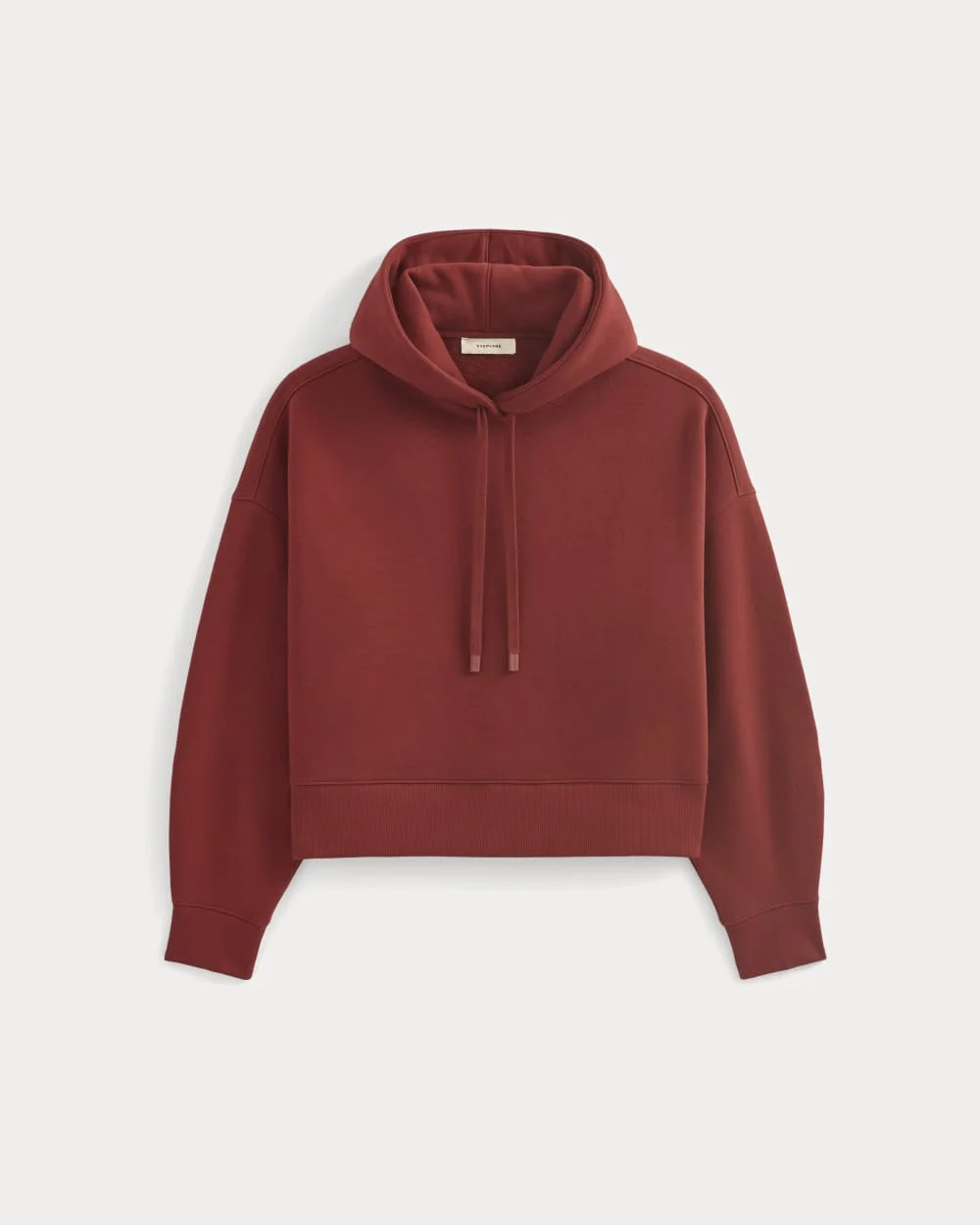 CROPPED LUXE FLEECE HOODIE - 1