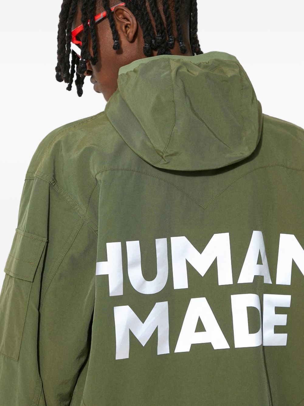 logo-print jacket - 4