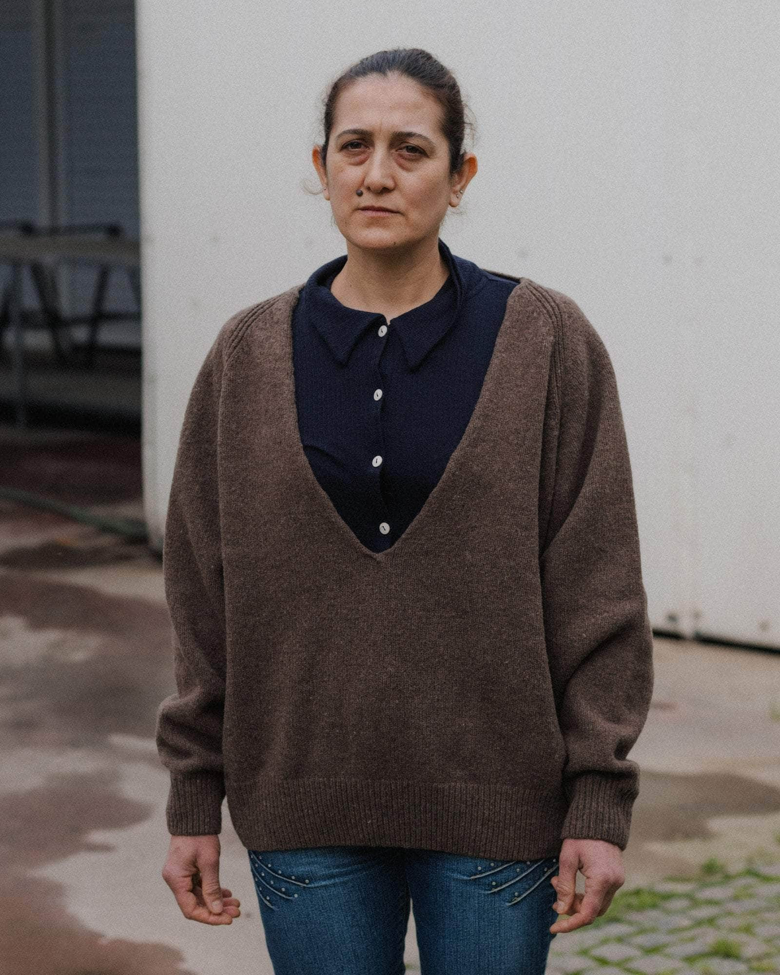 Soar V Neck - Arles Merino Wool - 1