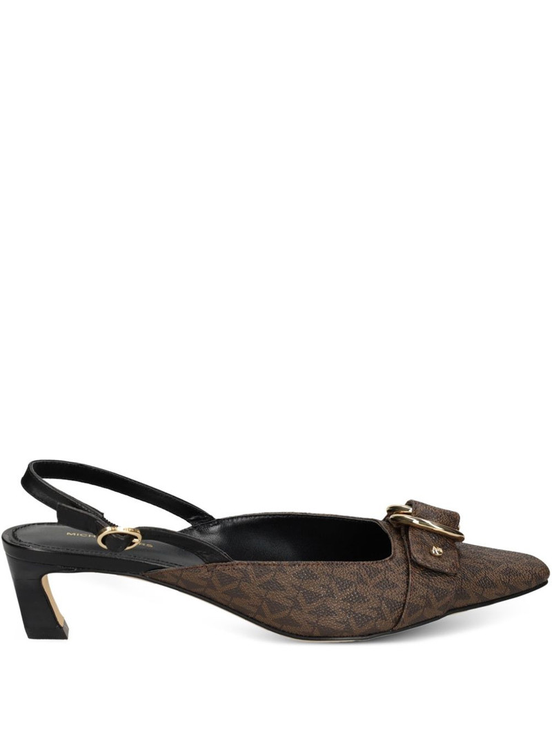 Jaden slingback kitten-heel pumps 1