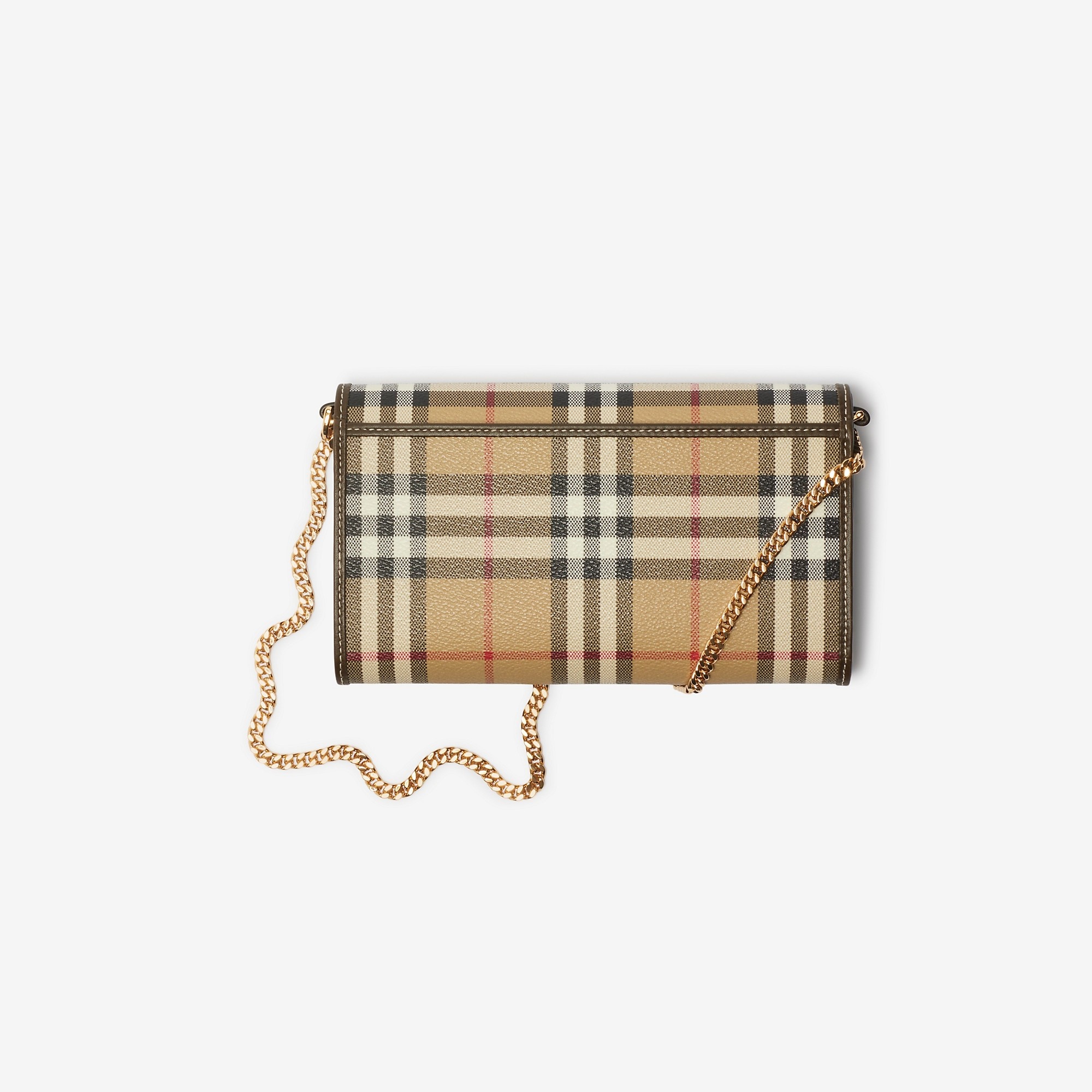 Check Chain Strap Wallet - 5