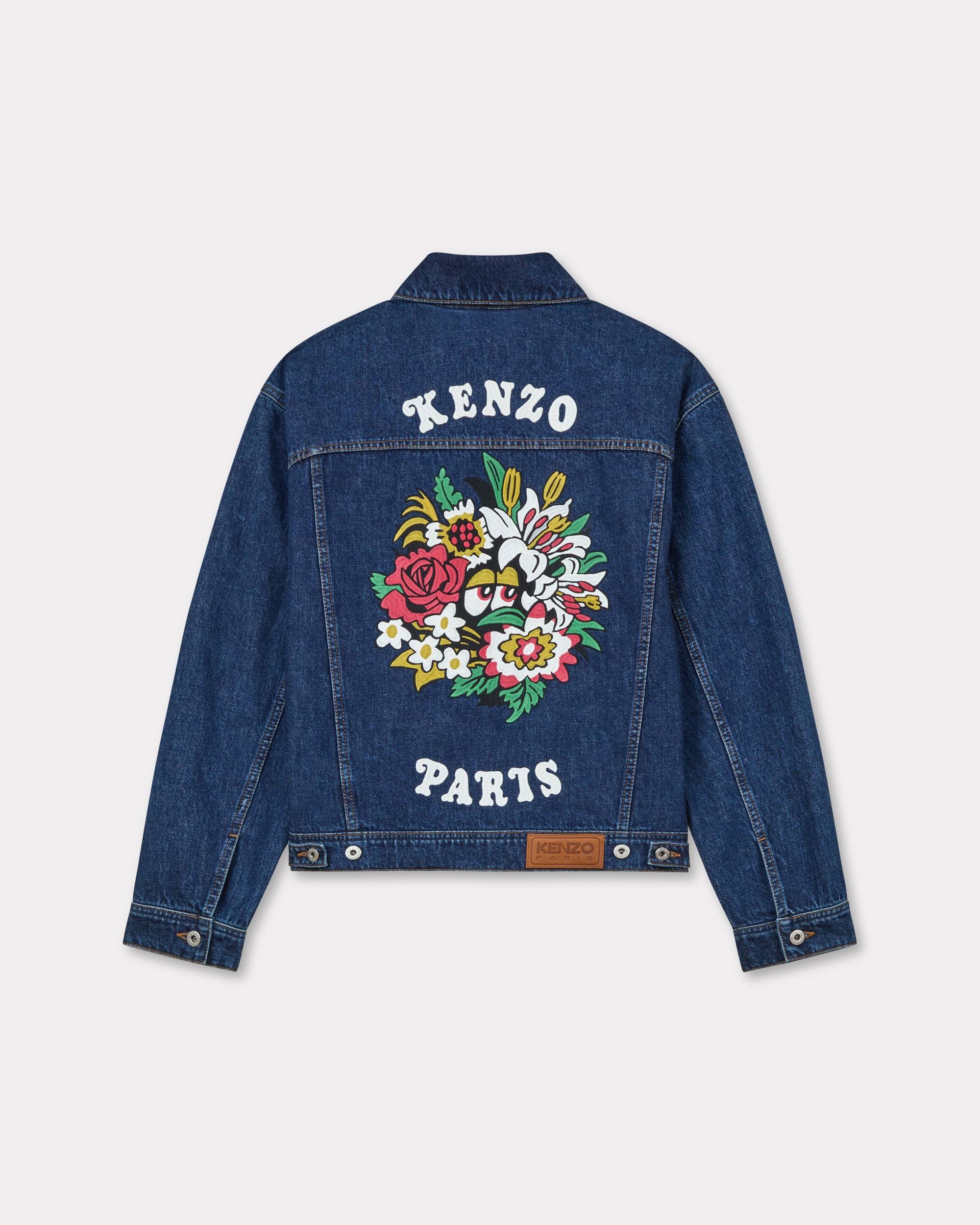 'KENZO by Verdy'  embroidered trucker jacket in japanese denim - 2