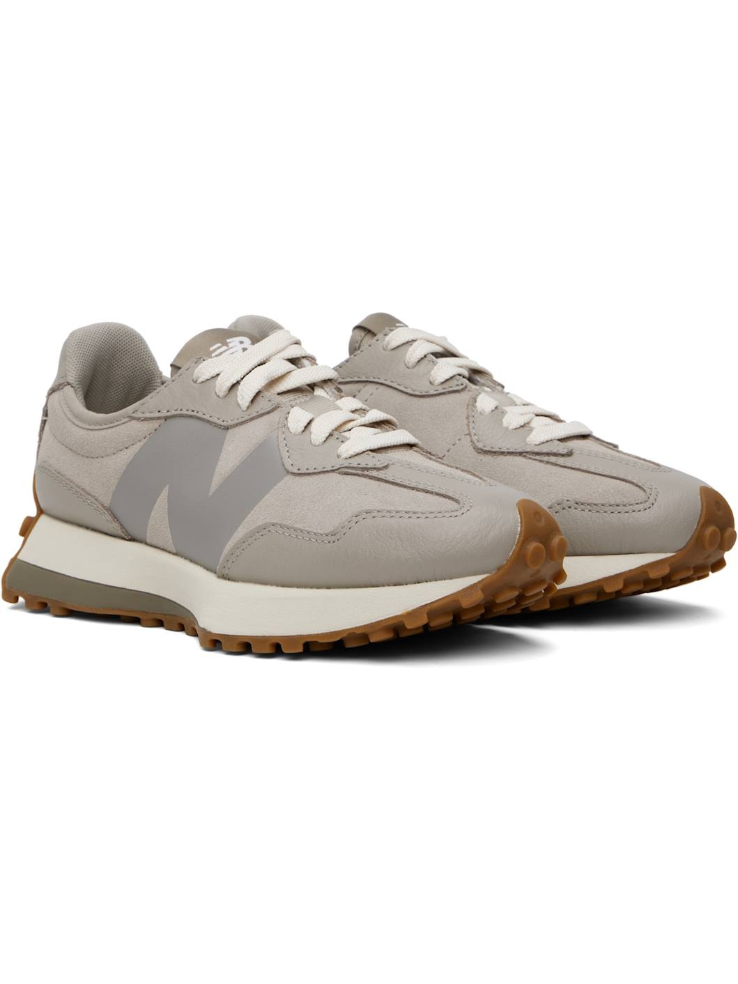 Gray 327 Sneakers - 4