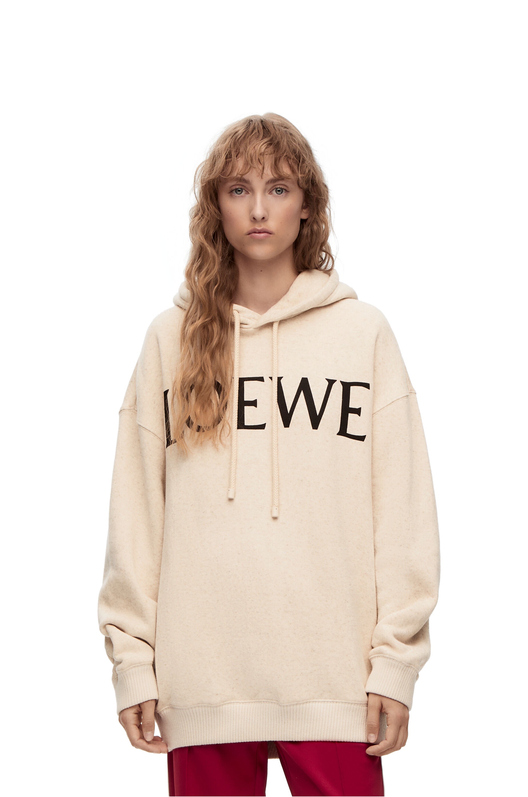 LOEWE oversize hoodie in cotton - 3