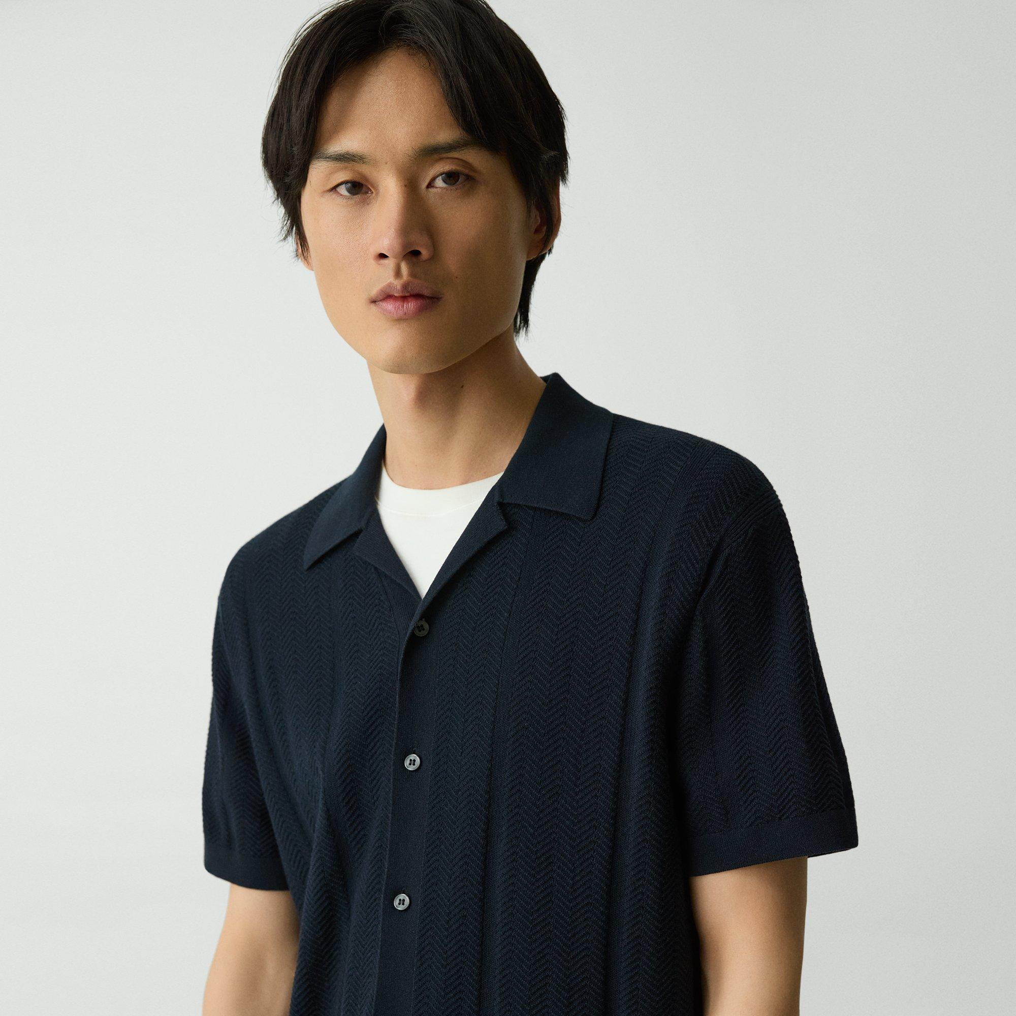Camp Collar Shirt in Cotton Light Twist - 5