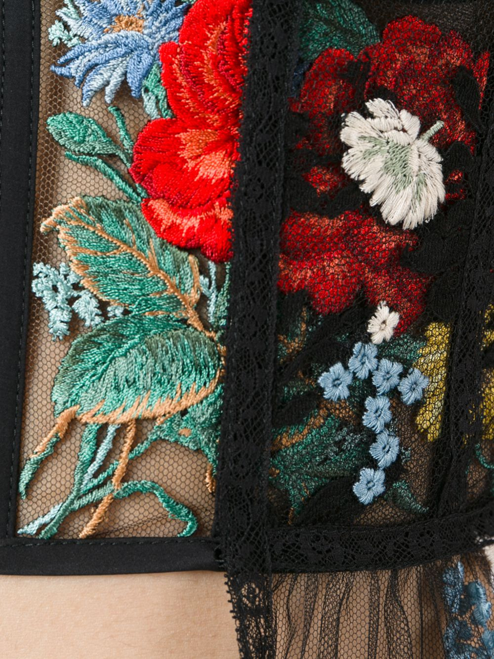 embroidered sheet dress - 5