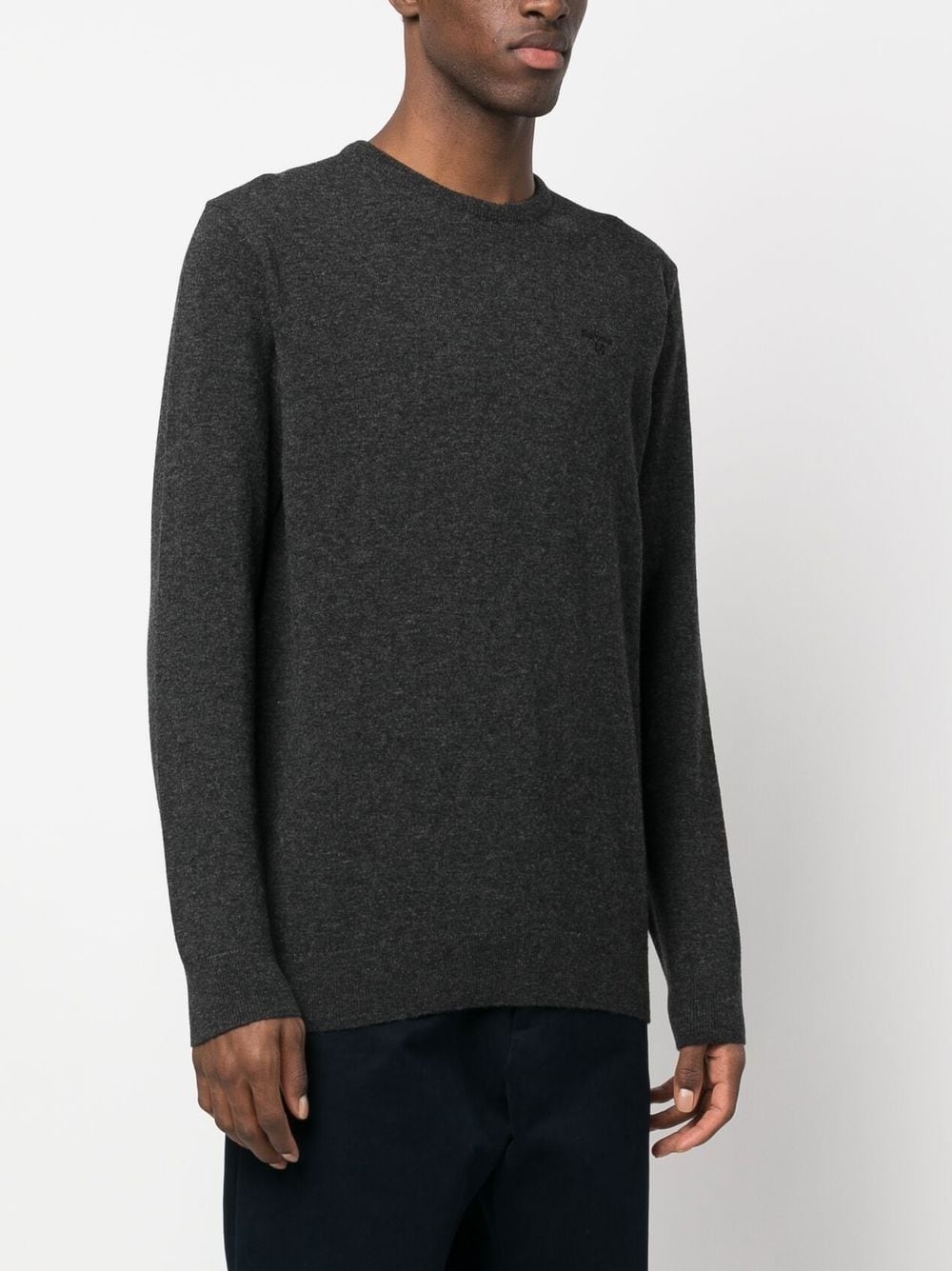 crew neck wool jumper - 4