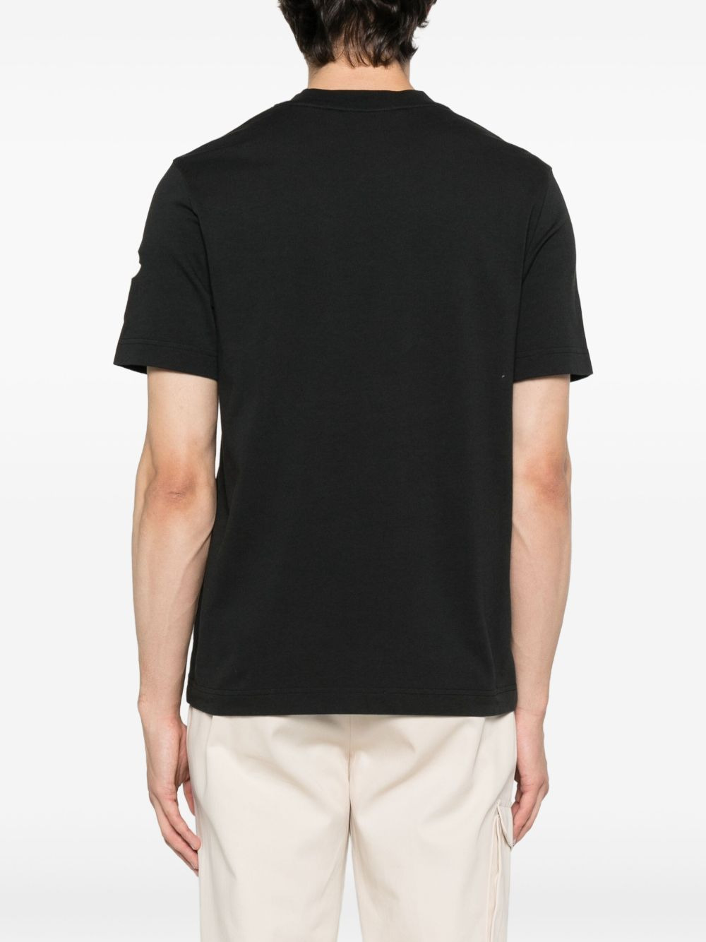 logo-print cotton T-shirt - 3