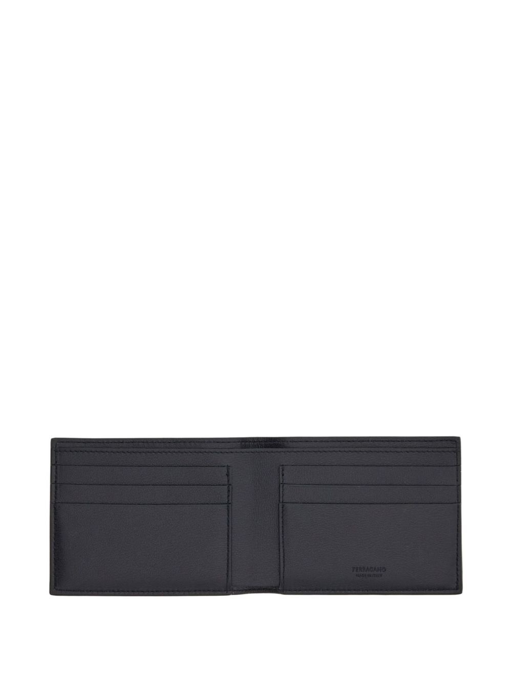 Gancini-embossed bi-fold wallet - 4