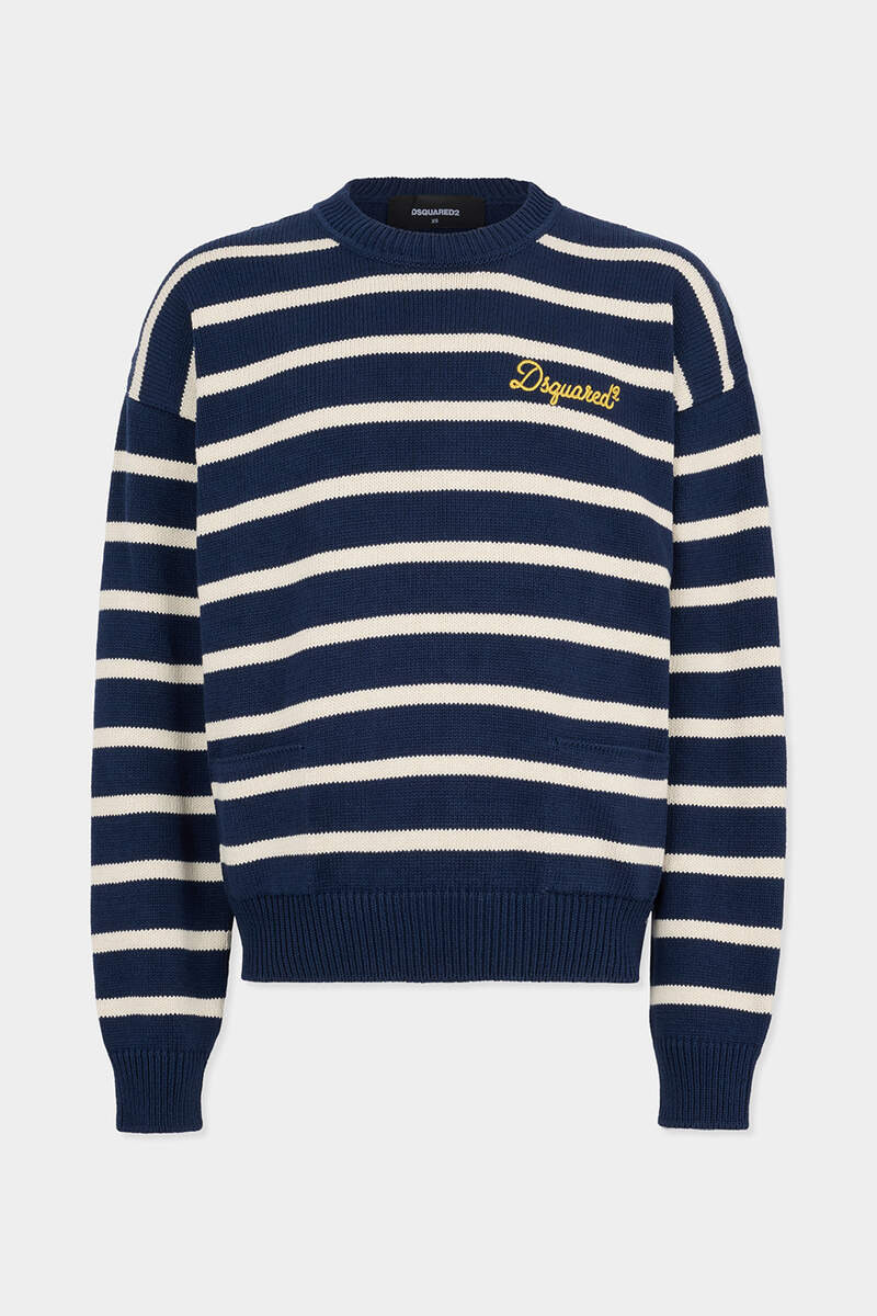 STRIPED KNIT PULLOVER 1