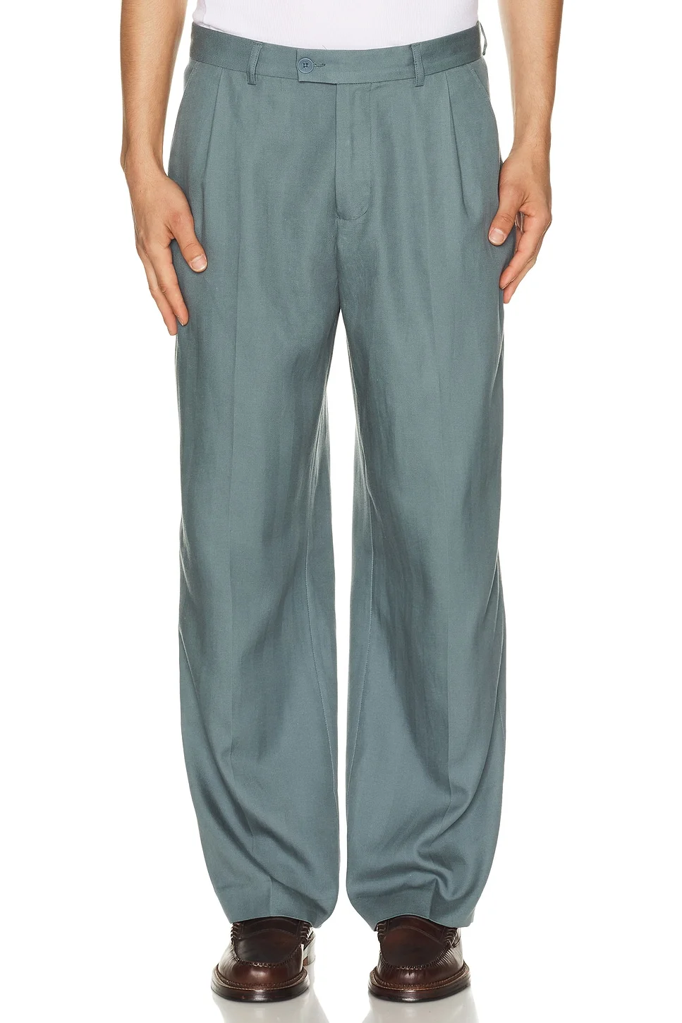 Straight Leg Trousers - 1