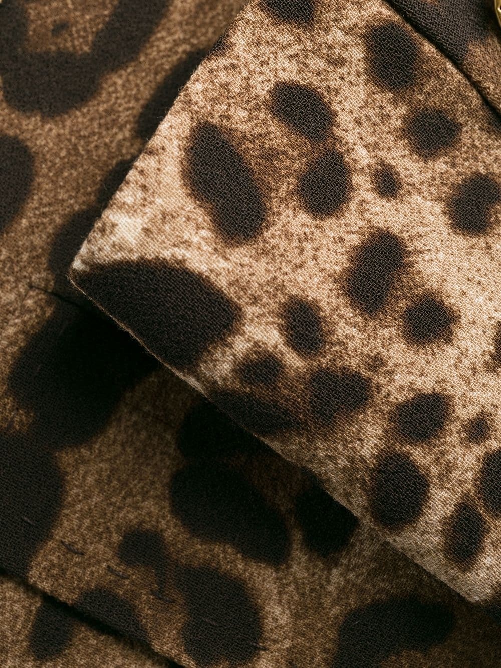 leopard print jacket - 7