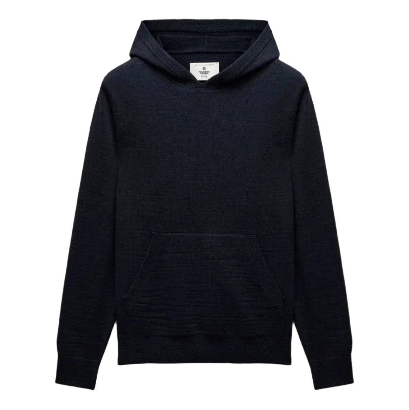 Cotton Slub Laurel Hoodie Navy - 1