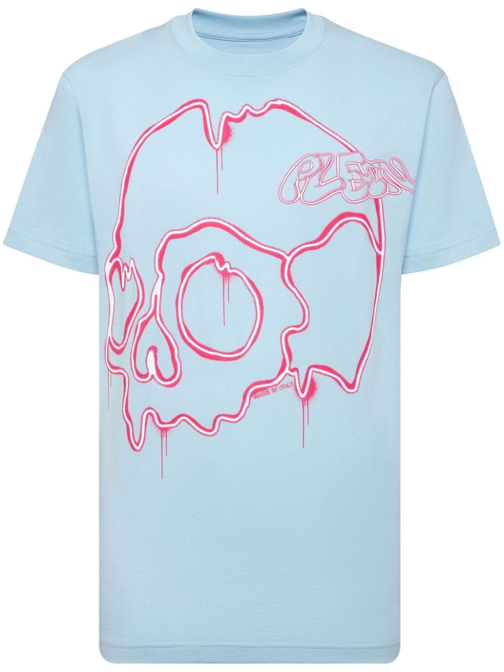 Dripping Skull graphic-print T-shirt - 1