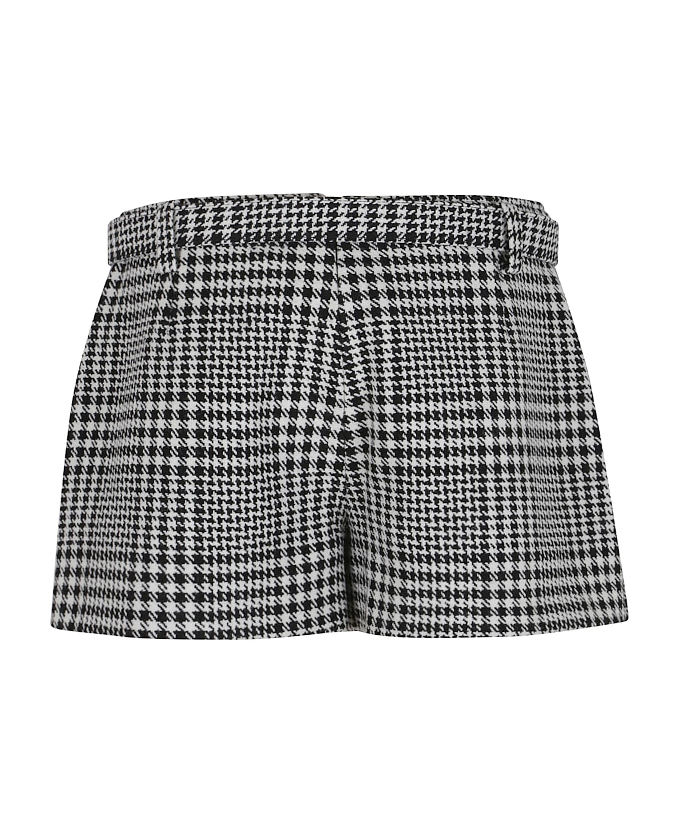 Houndstooth Mini Skirt - 2