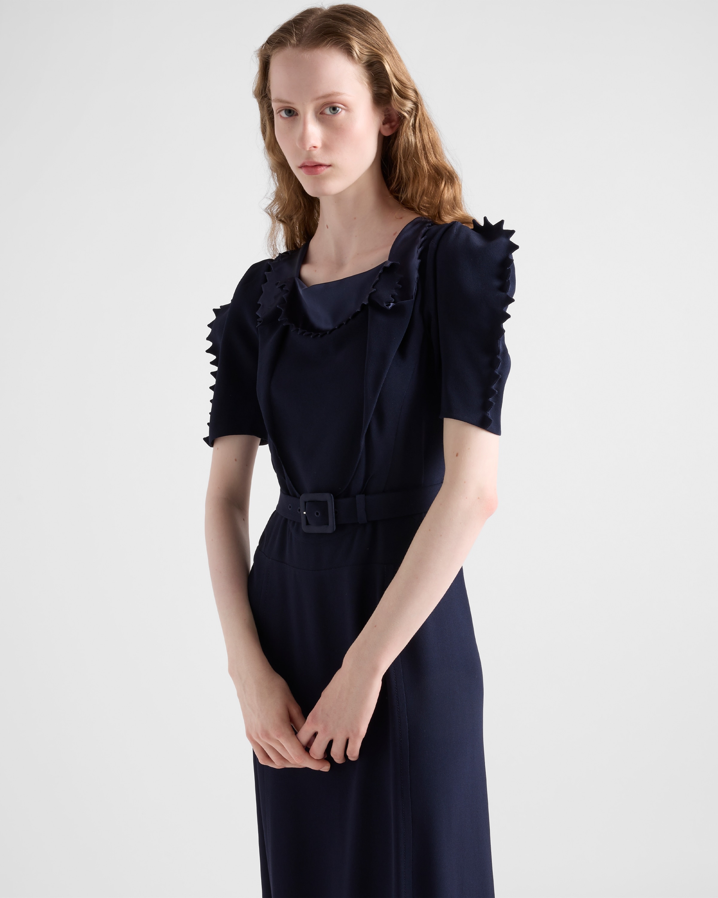 Satin crepe dress - 4
