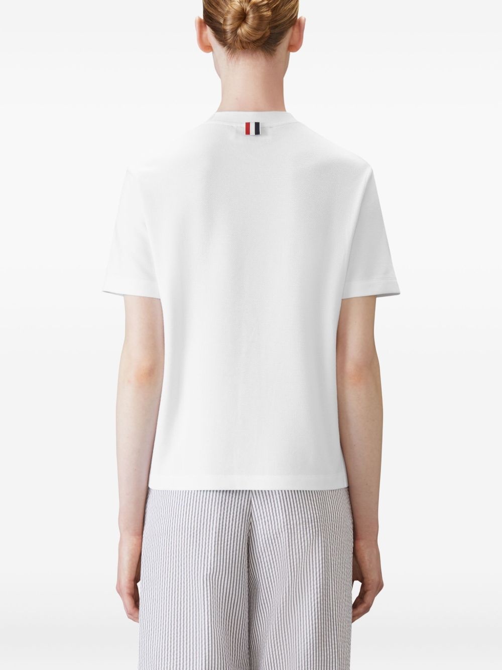 4-Bar stripe-detail T-shirt - 5
