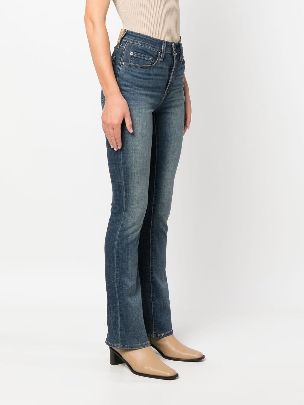 725™ high-rise boot-cut jeans - 3