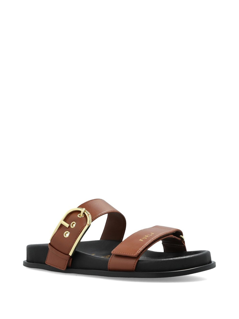 FURLA Solea buckled-strap flat sandals outlook