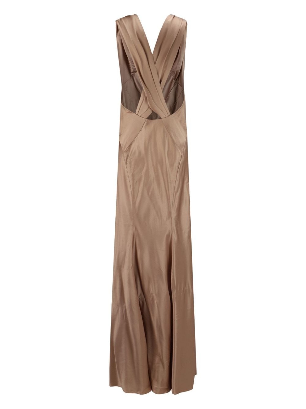 satin gown - 2