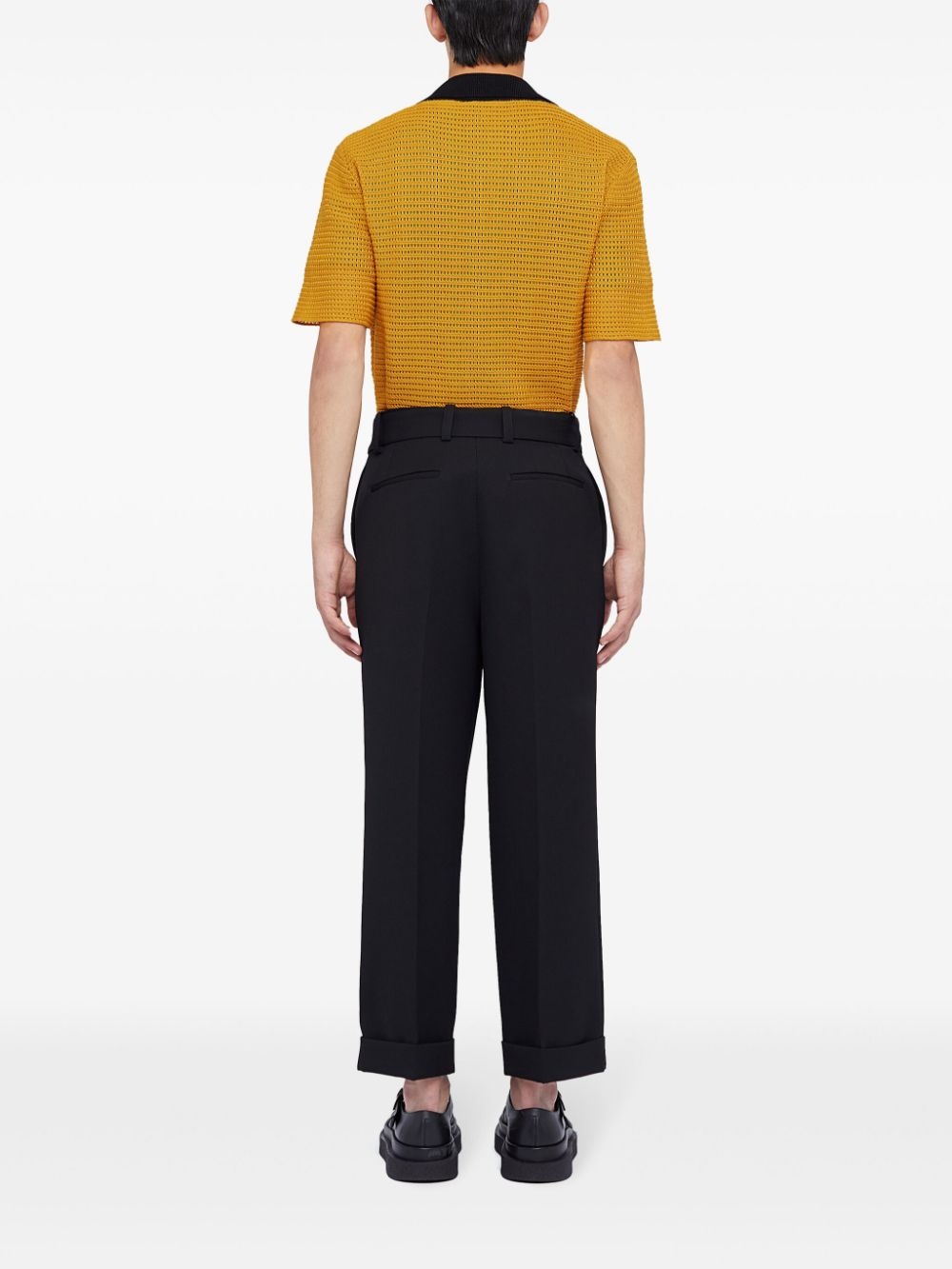 knitted polo shirt - 3