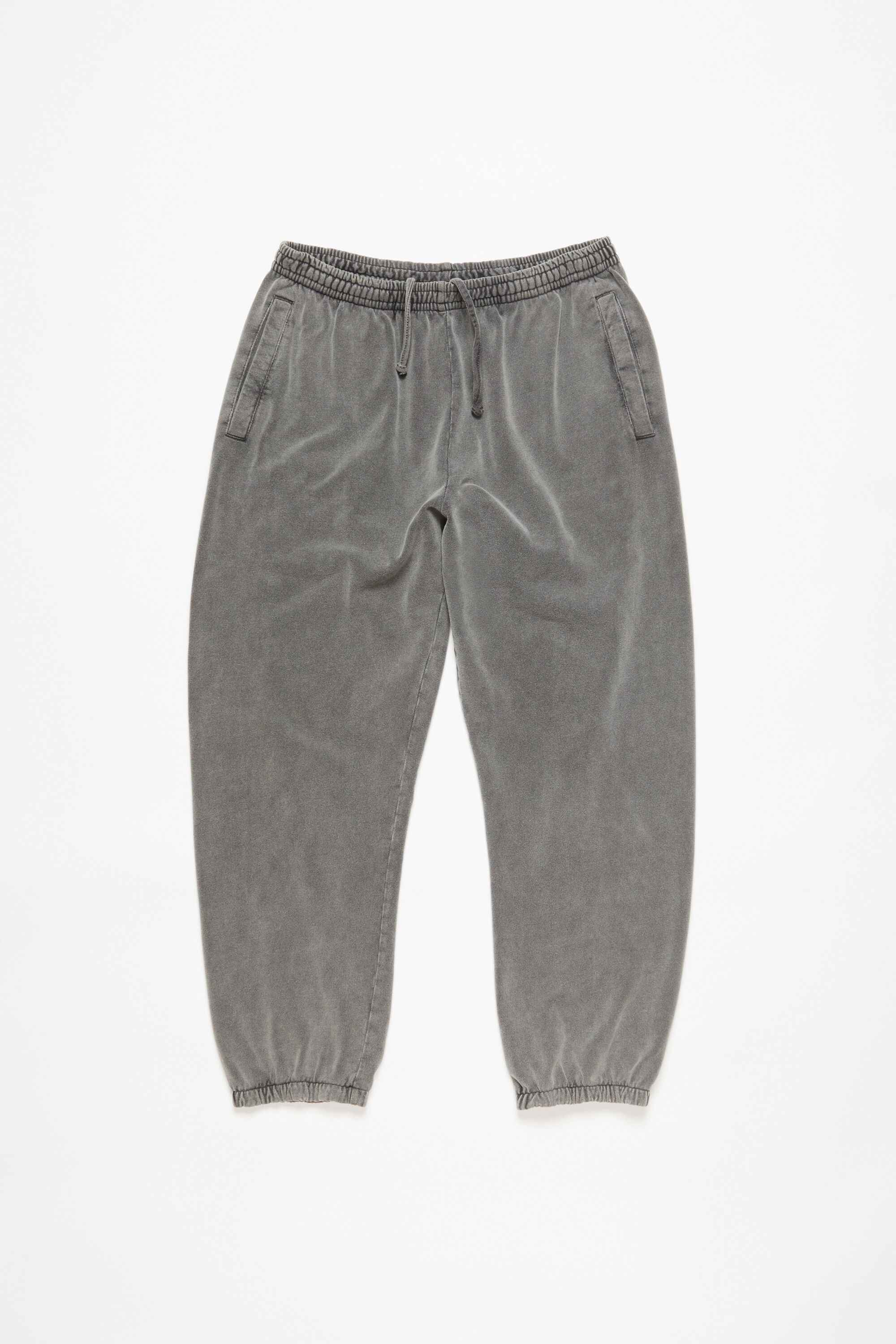 Cotton sweatpants - Faded black - 1