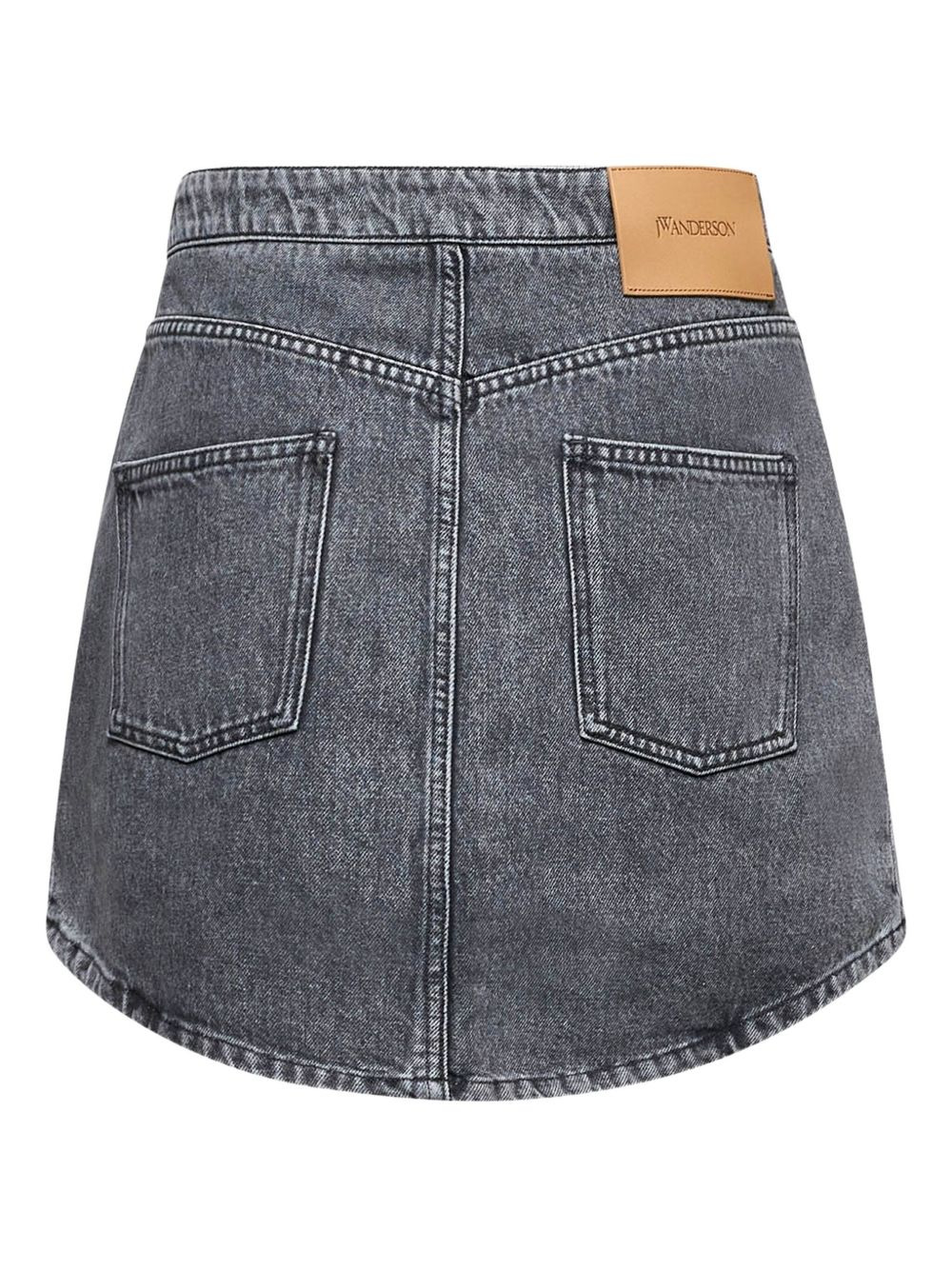 patch-pocket mini skirt - 5