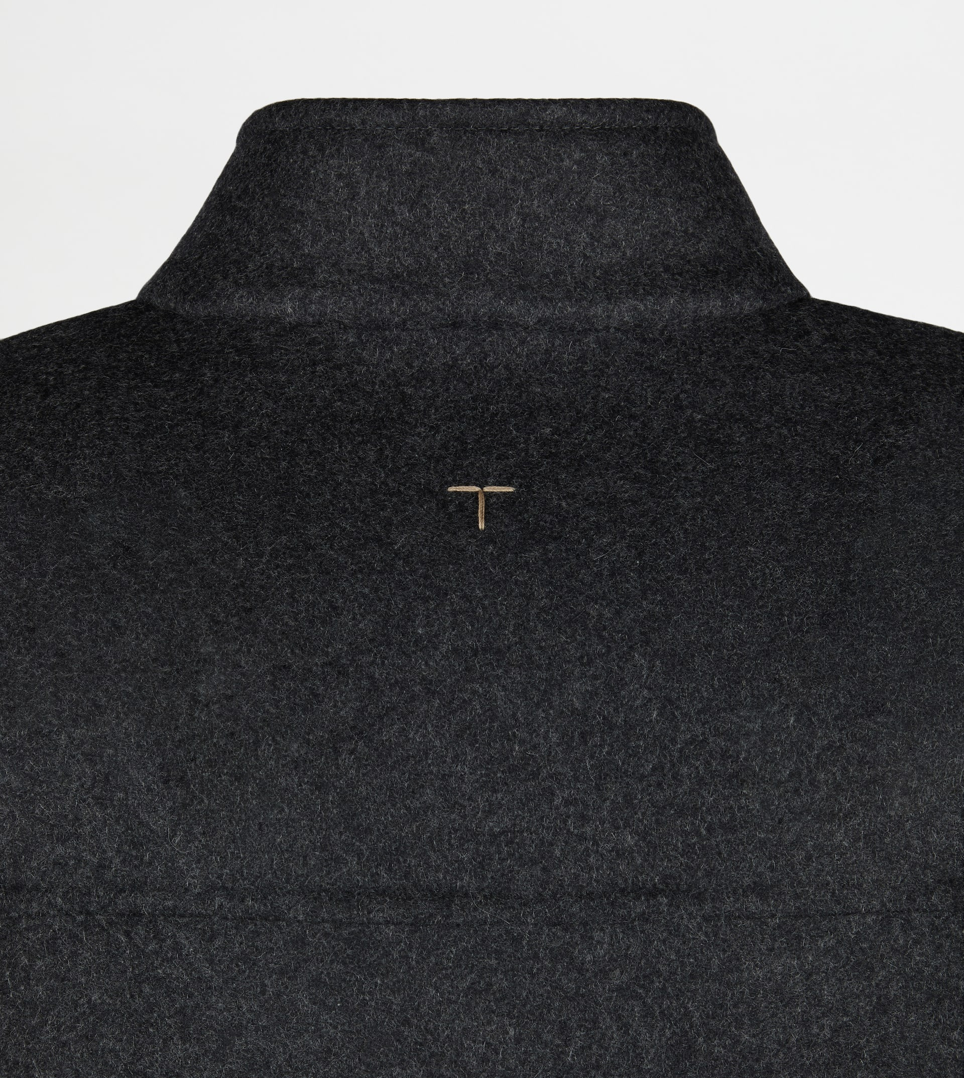 BOMBER JACKET IN DOUBLE CASHMERE - GREY - 7