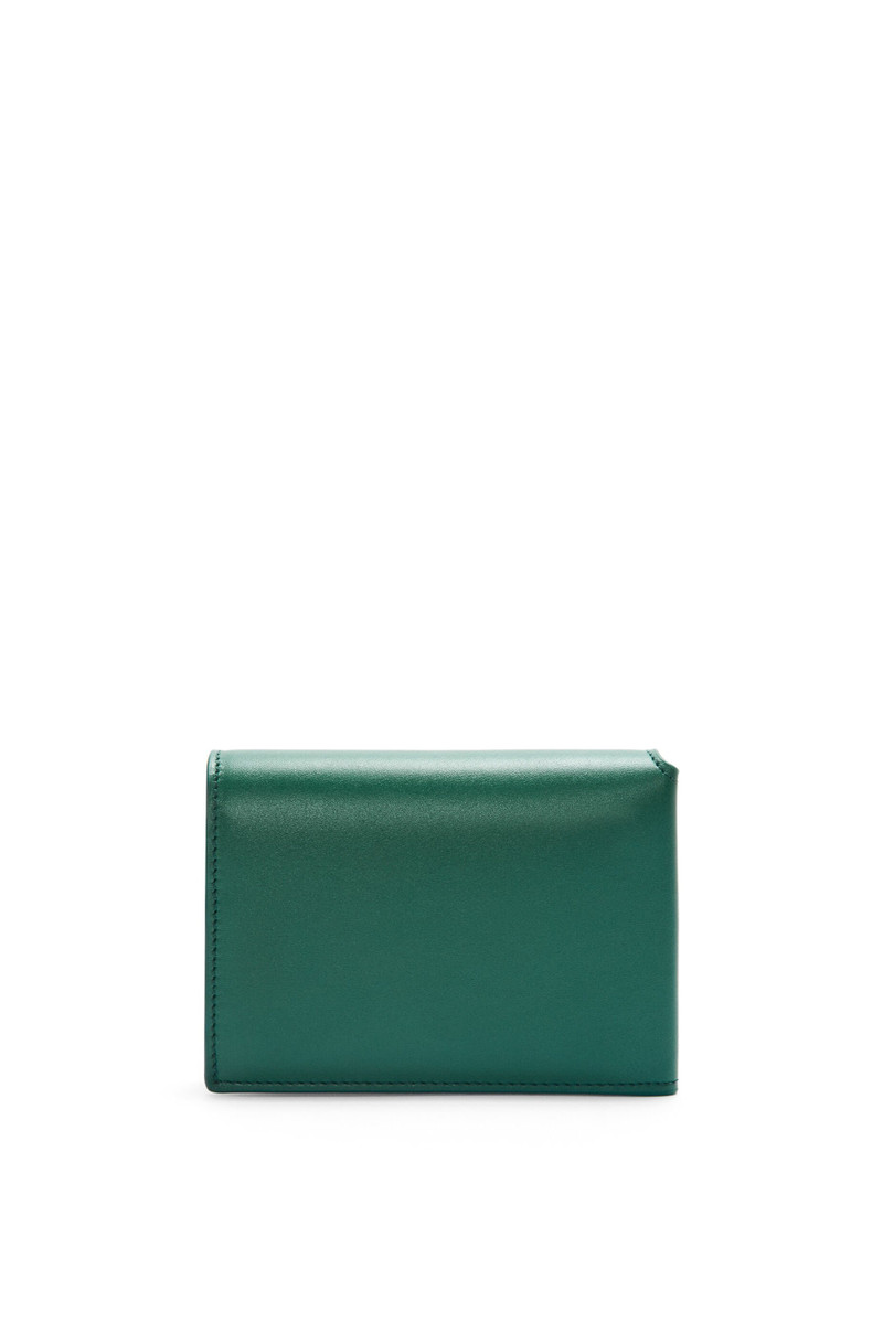 Folded wallet in shiny nappa calfskin 4