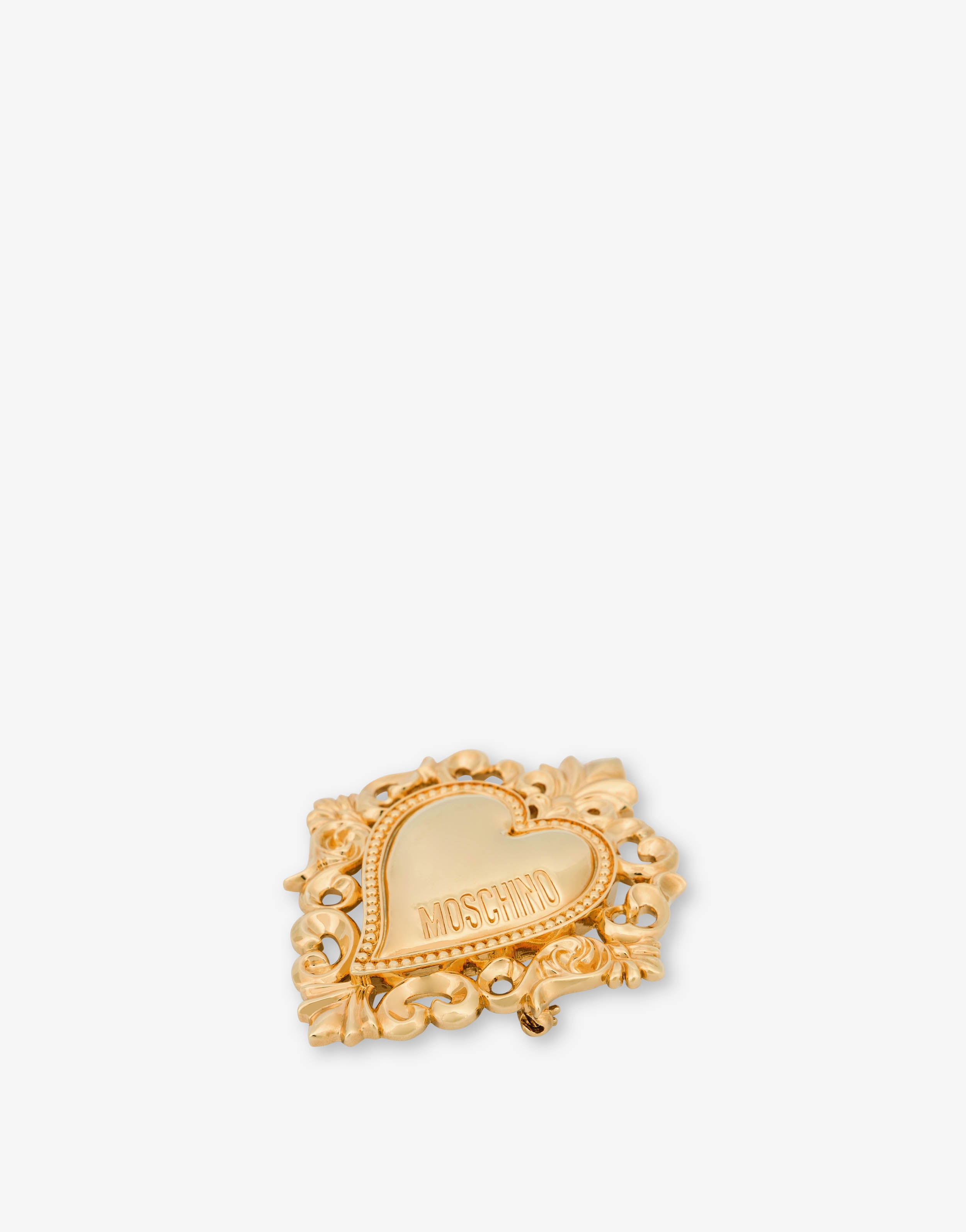 GOLD HEART BROOCH - 3