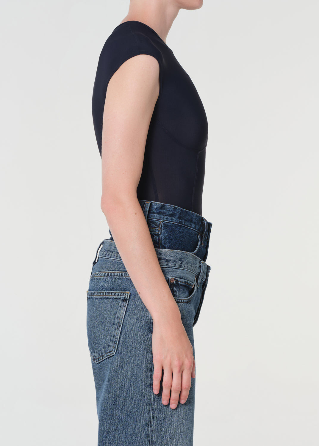 NADIA BODYSUIT IN NAVY - 3