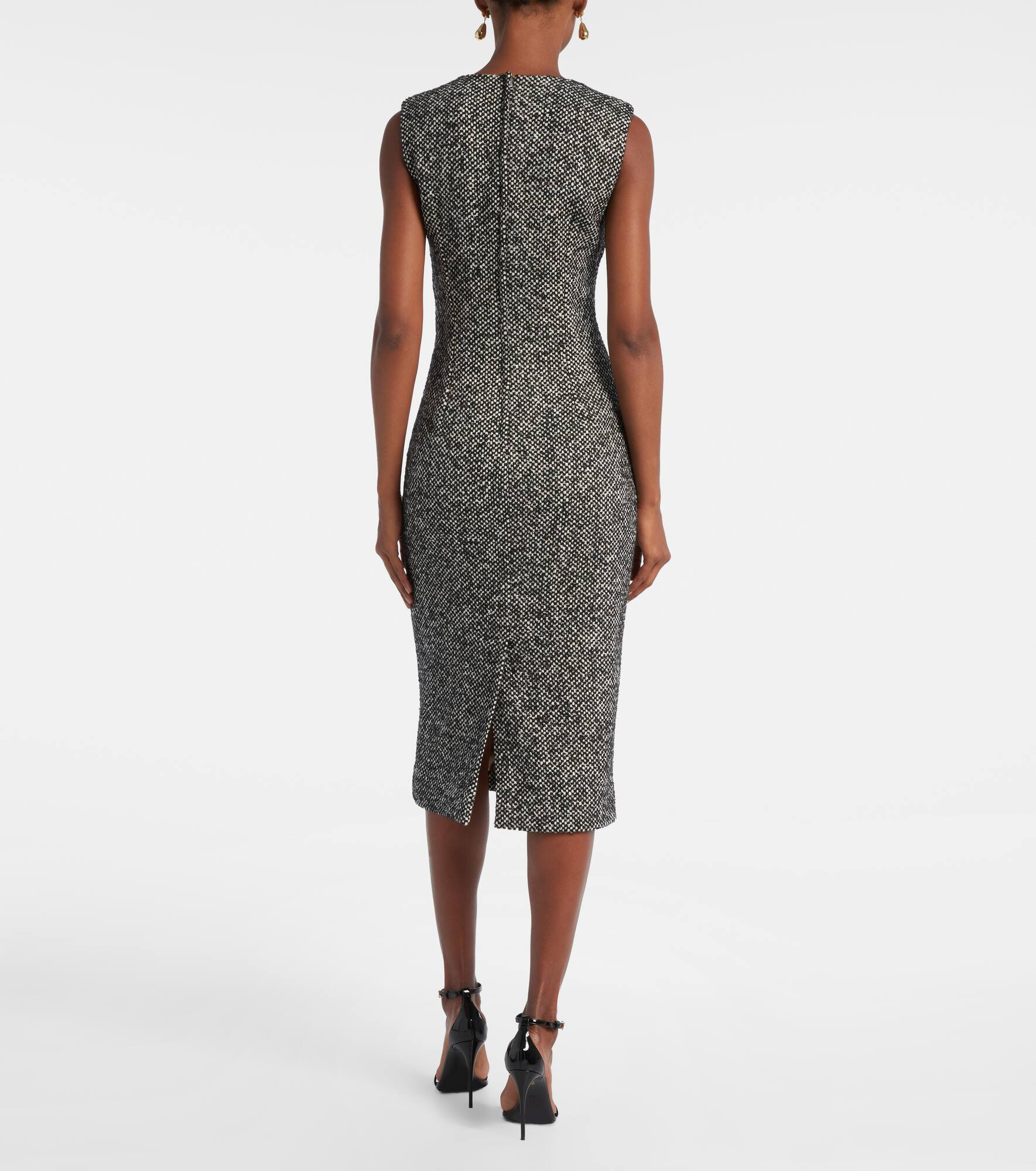 Checked midi dress - 3