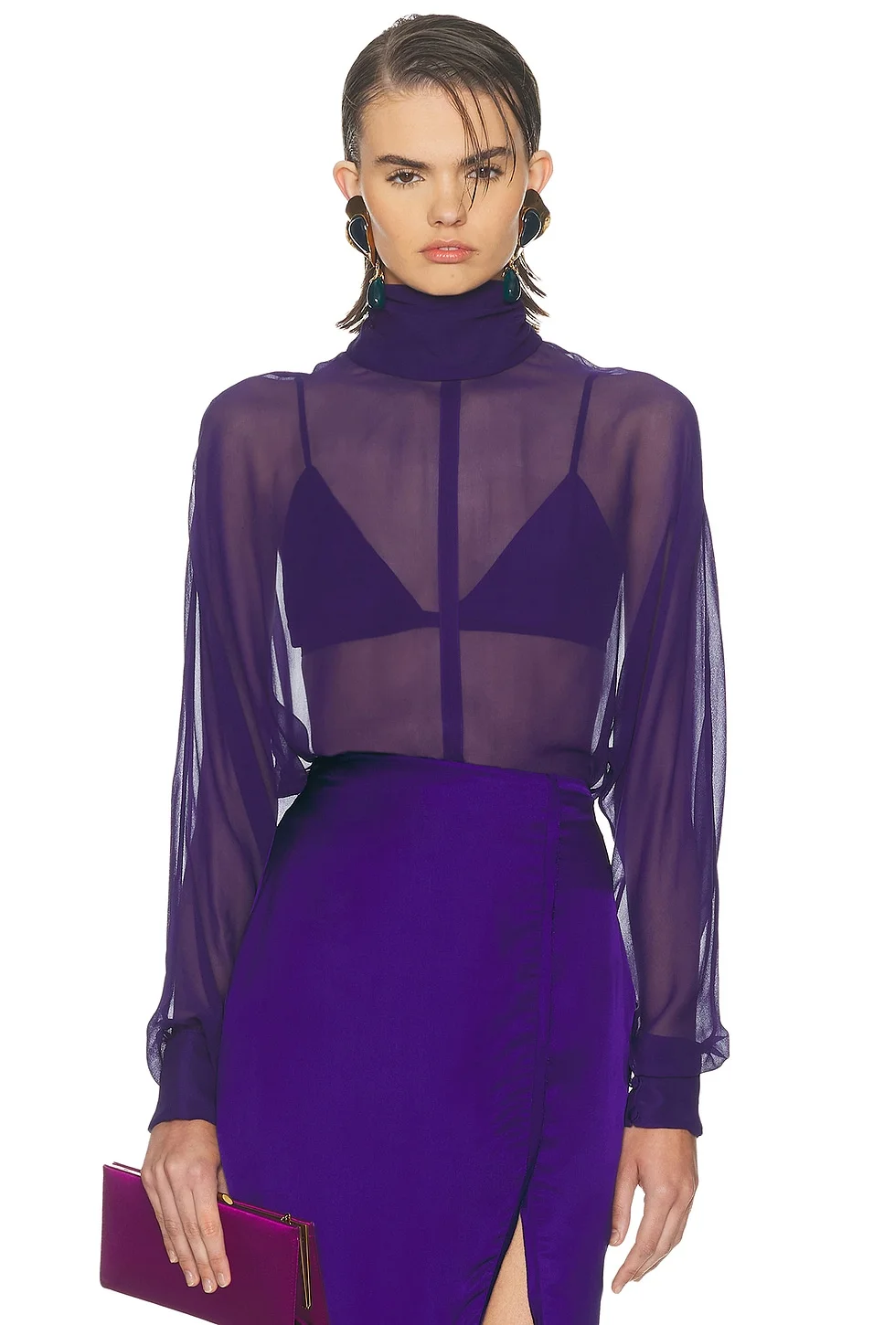 Turtleneck Blouse - 1