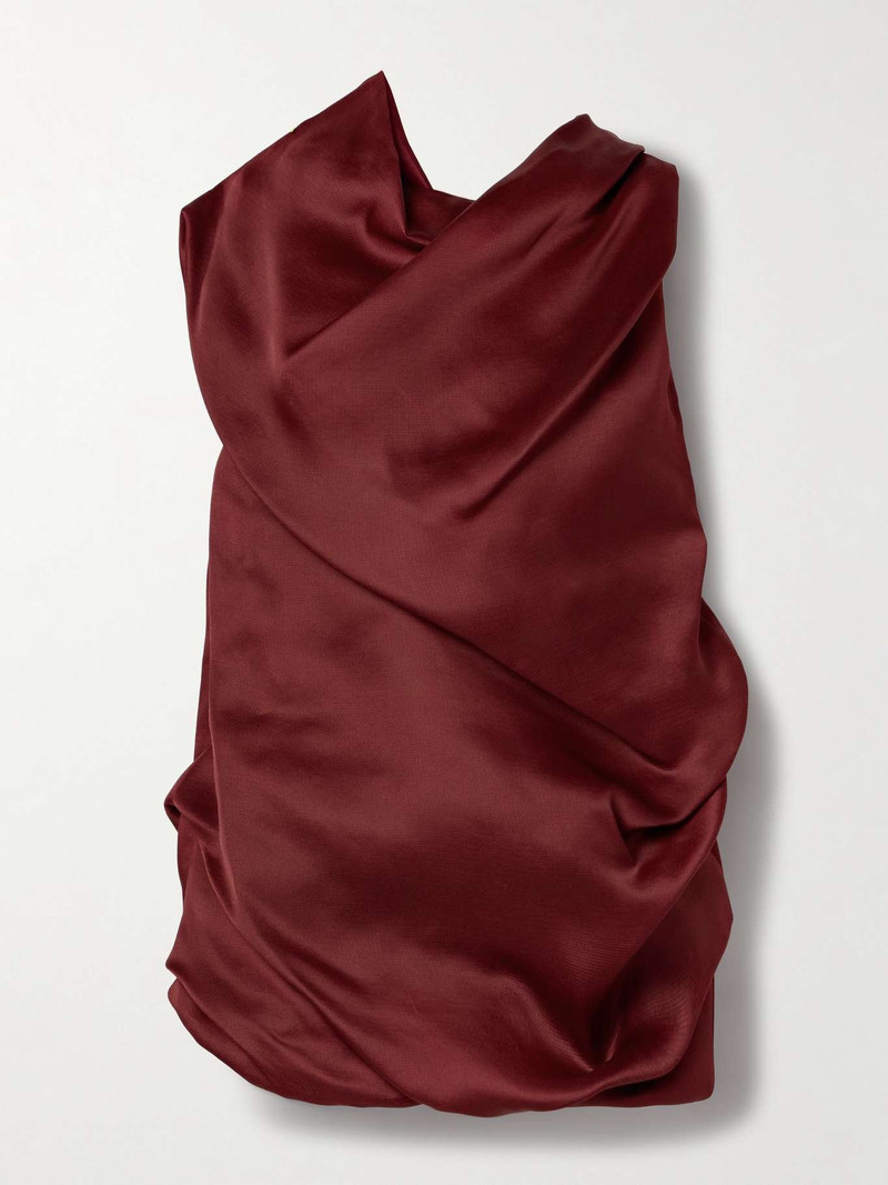 Luola draped silk-gazar blouse - 1
