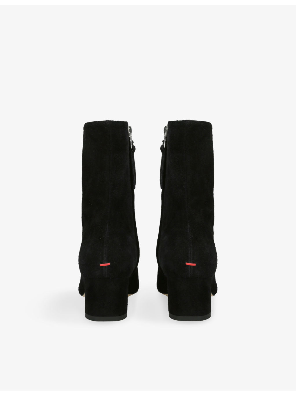 Millie Suede Heeled Ankle Boots - 4