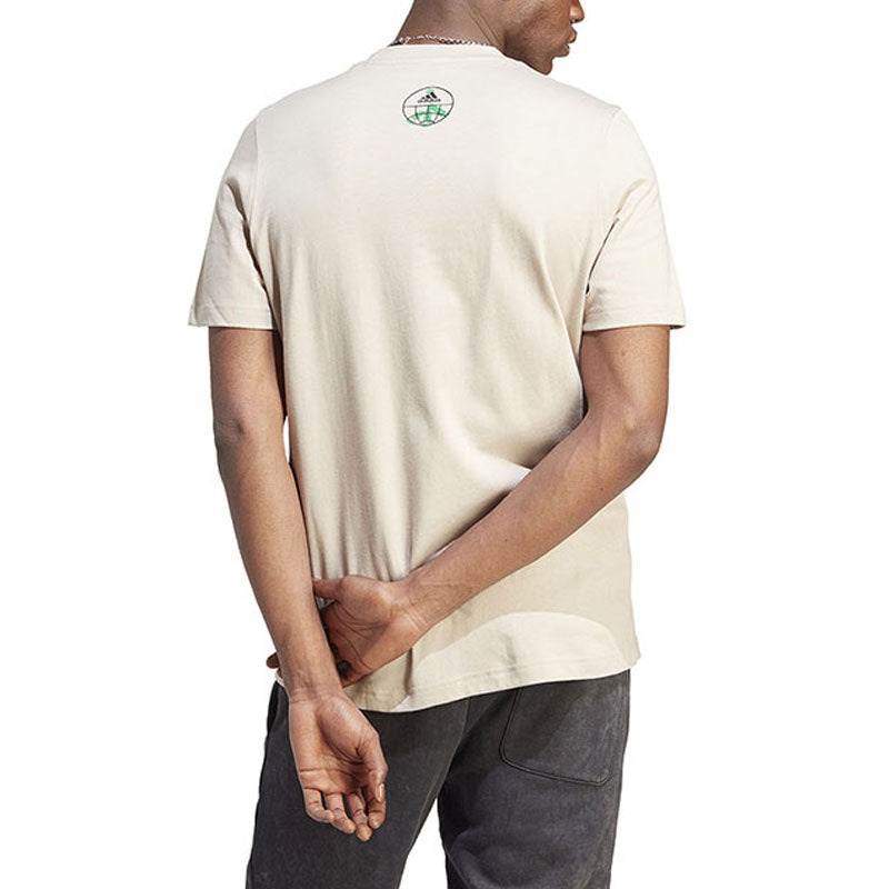 adidas Sportswear Change Through Sports Earth T-Shirt 'Beige Green' IL5407 - 3