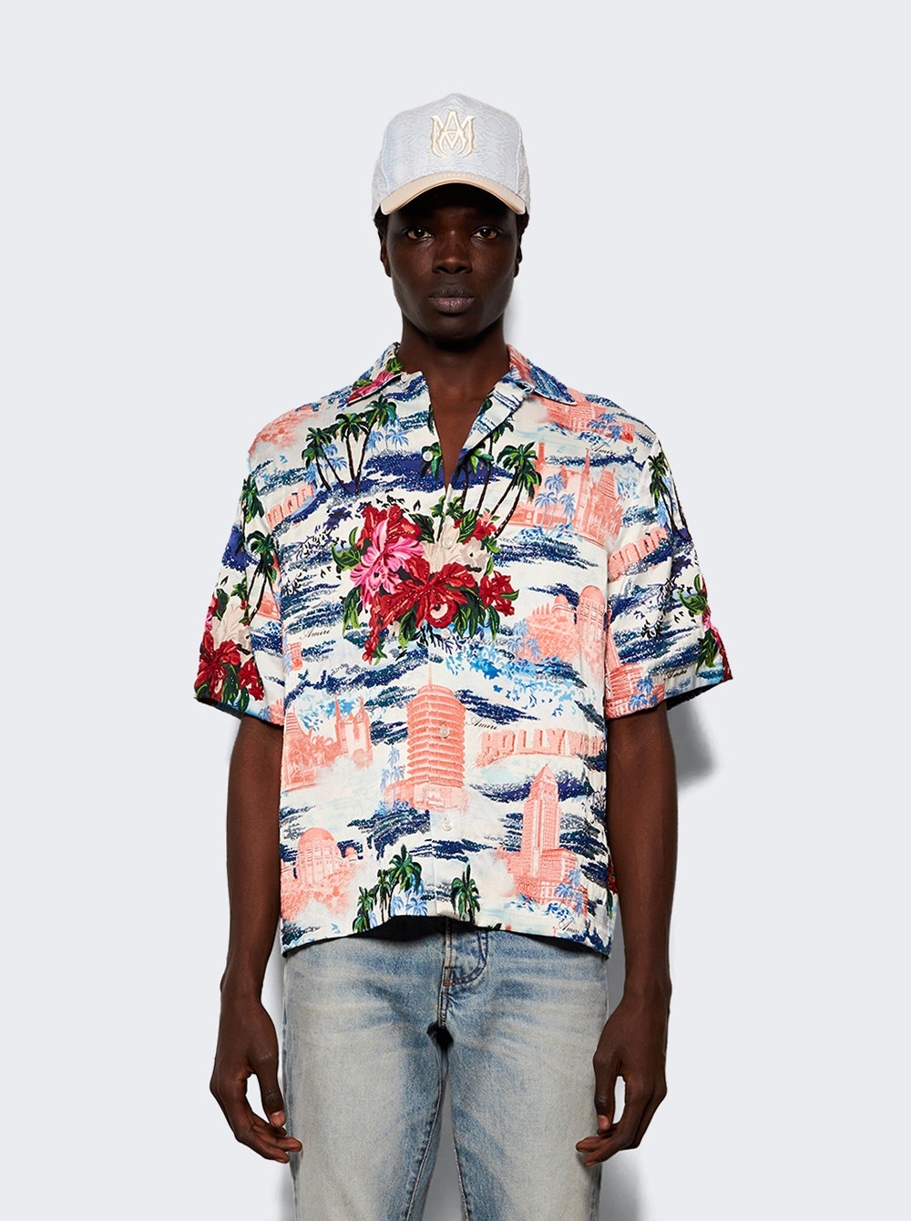 Cityscape Embellished Shirt Multicolor - 2
